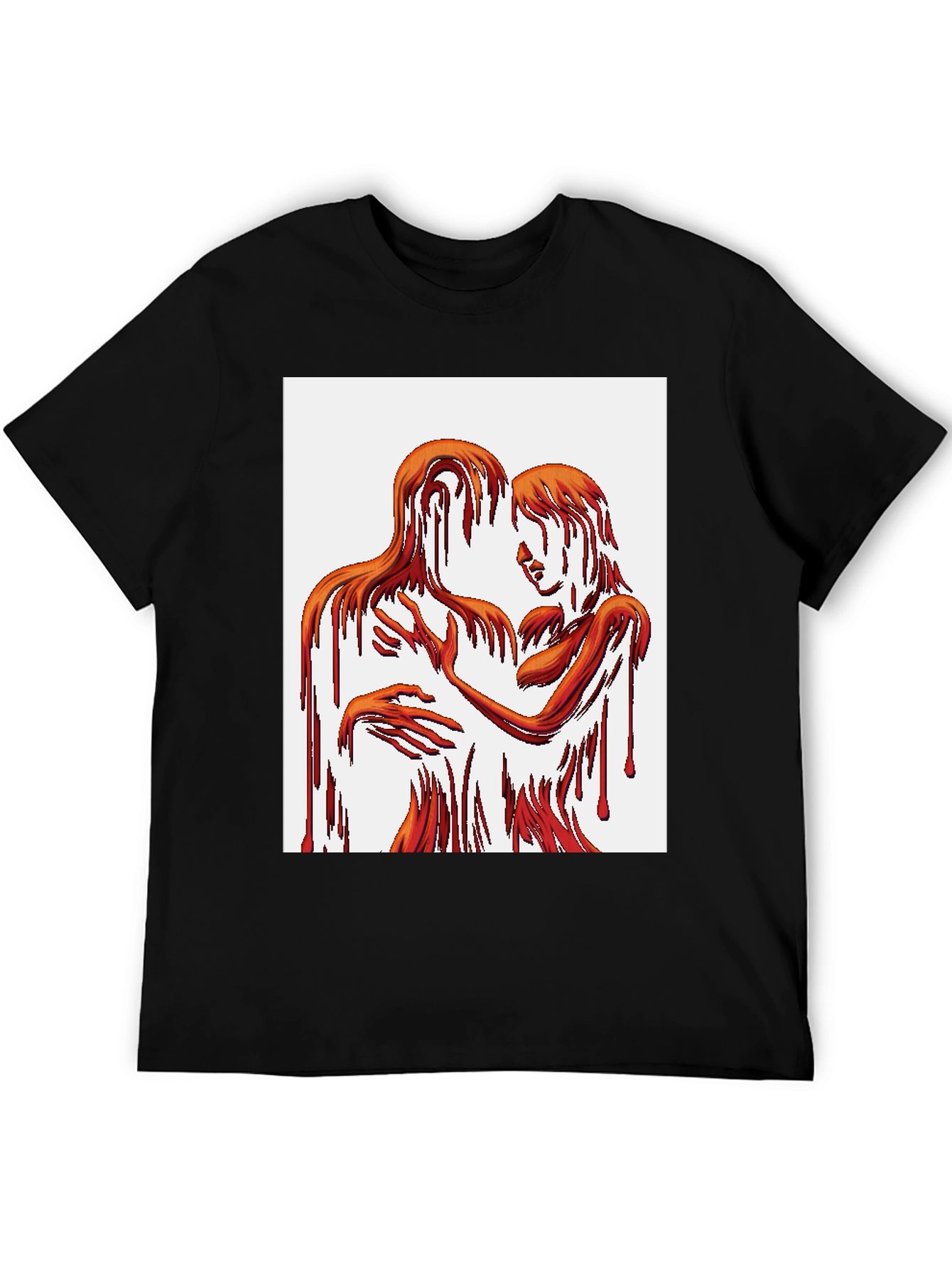 Abstract Lovers Graphic Tee