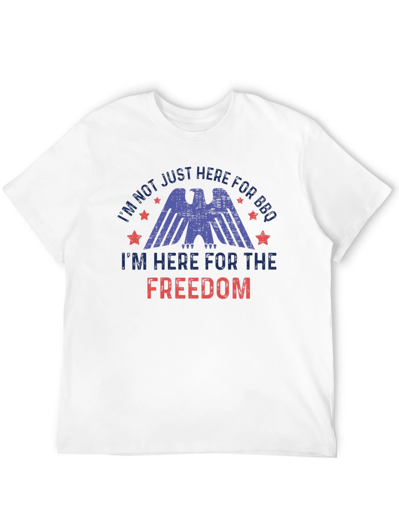 BBQ Freedom T-Shirt - Patriotic USA Eagle Tee