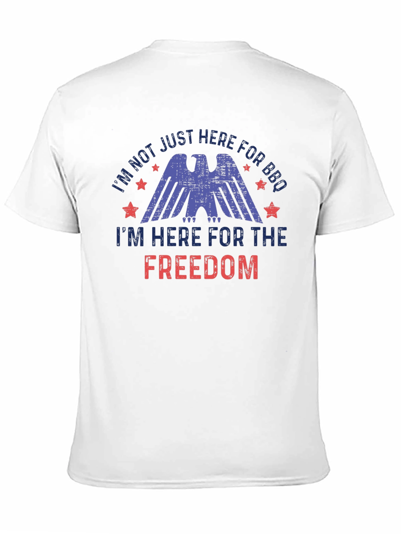 BBQ Freedom T-Shirt - Patriotic USA Eagle Tee