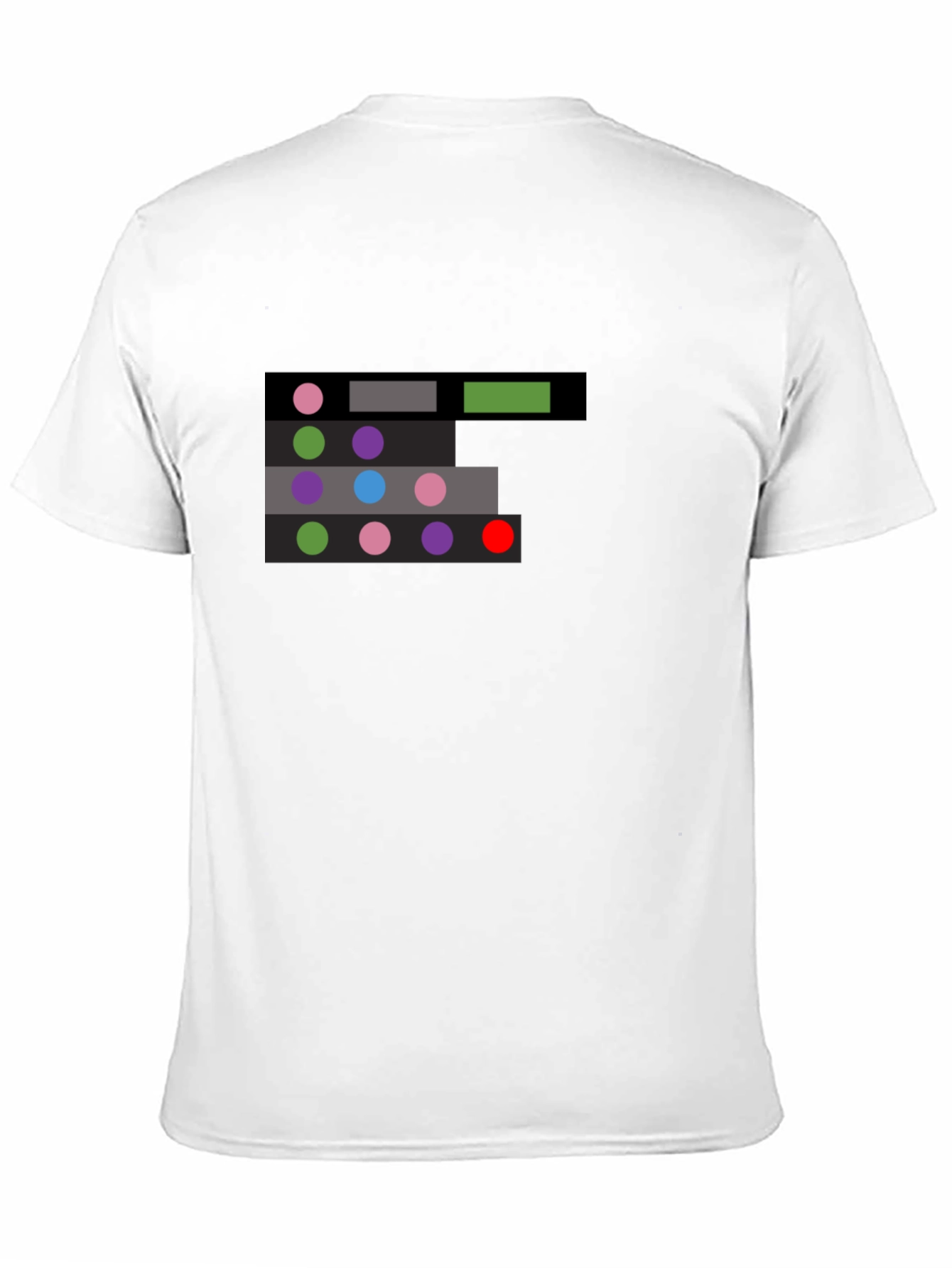 Abstract Color Palette Graphic T-Shirt