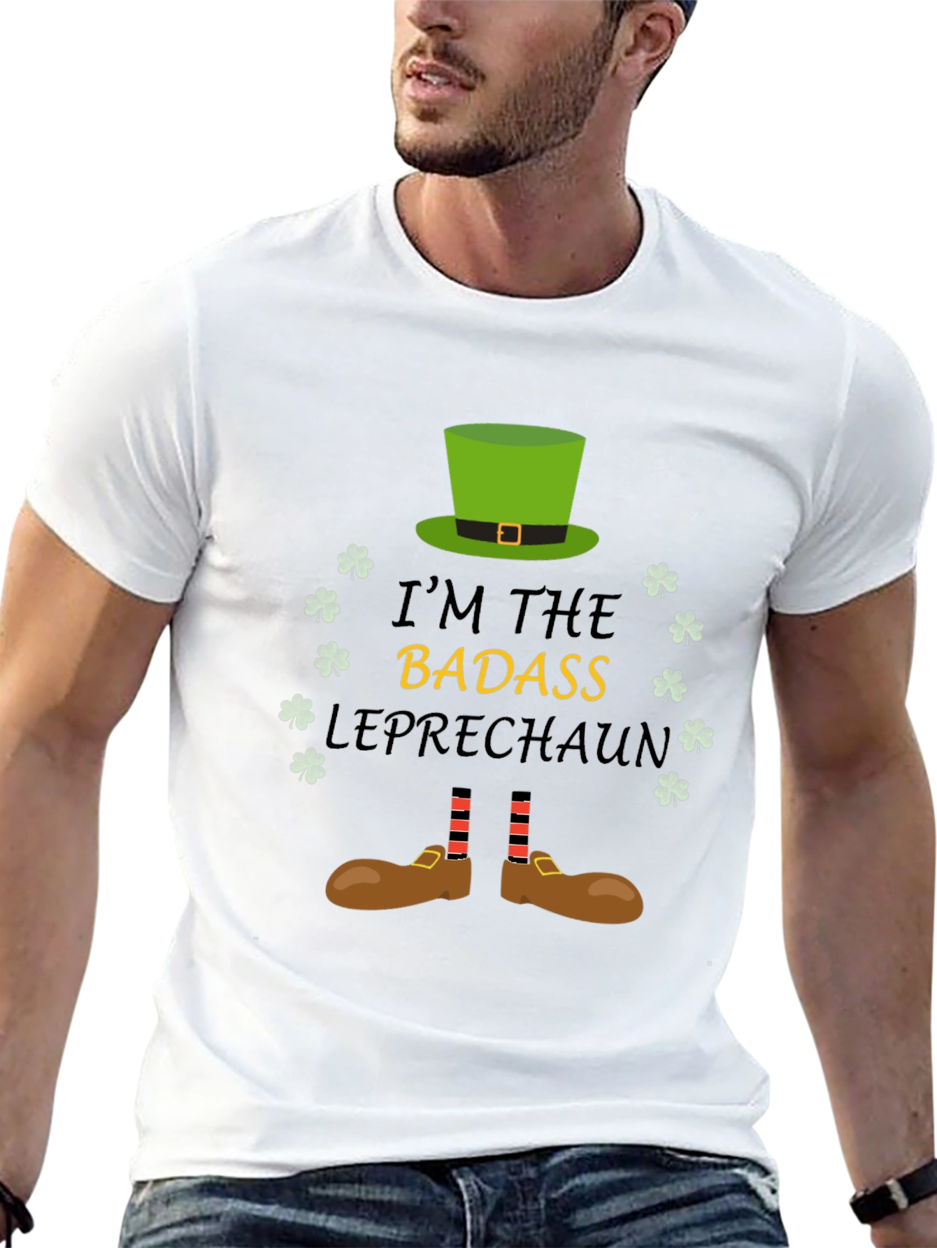 Badass Leprechaun Graphic Tee - St. Patricks Day