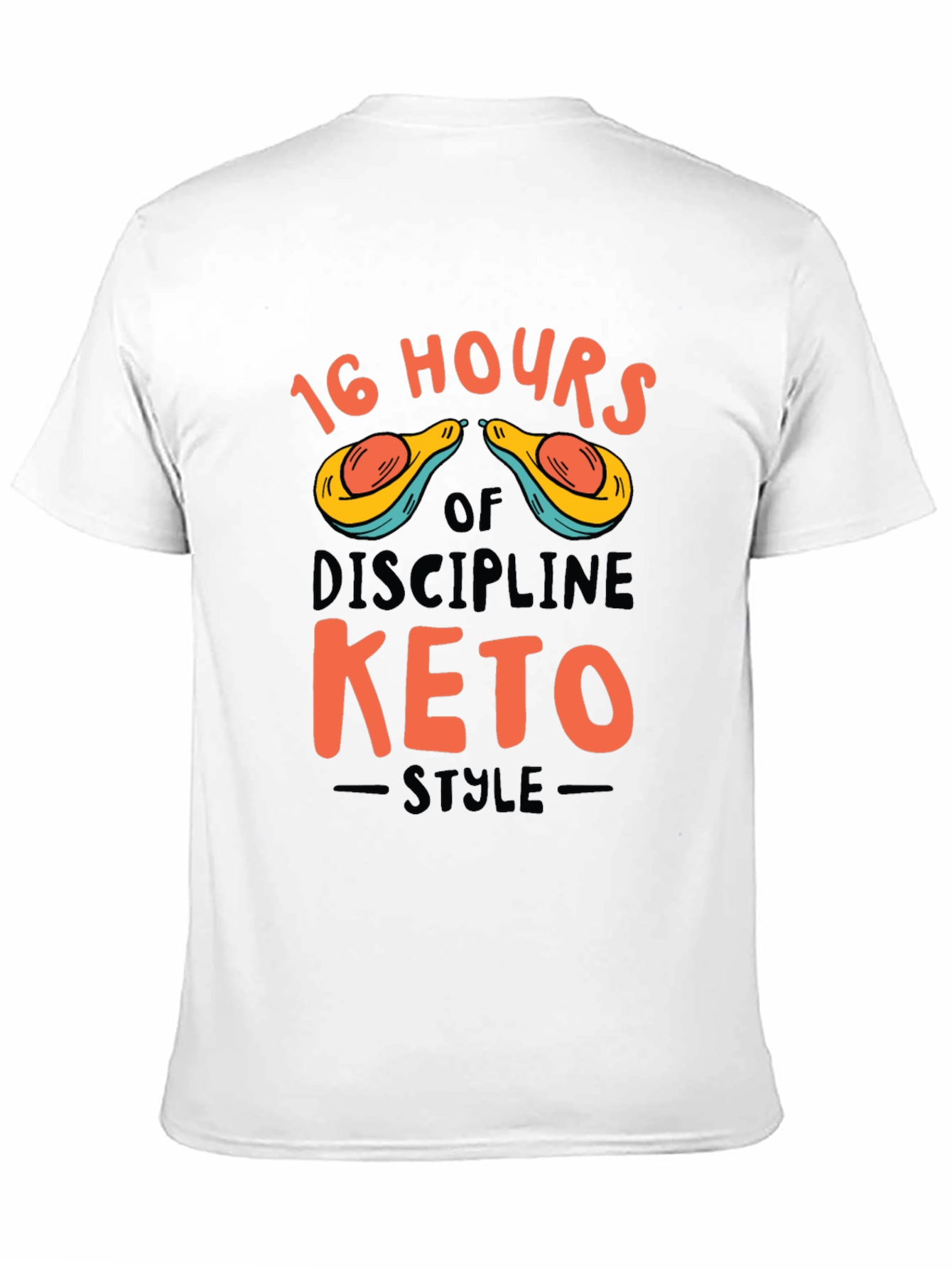 16 Hours Keto Style Graphic Tee - Black