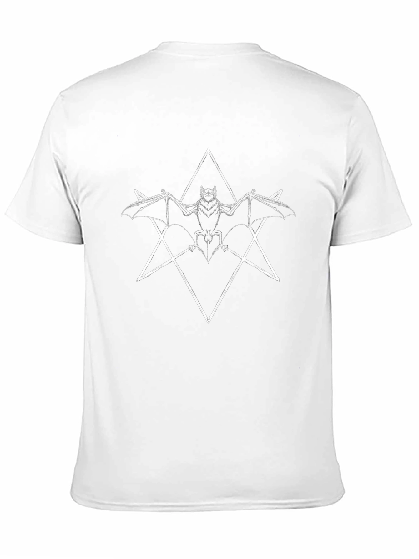 Bat Star T-Shirt - Gothic Style