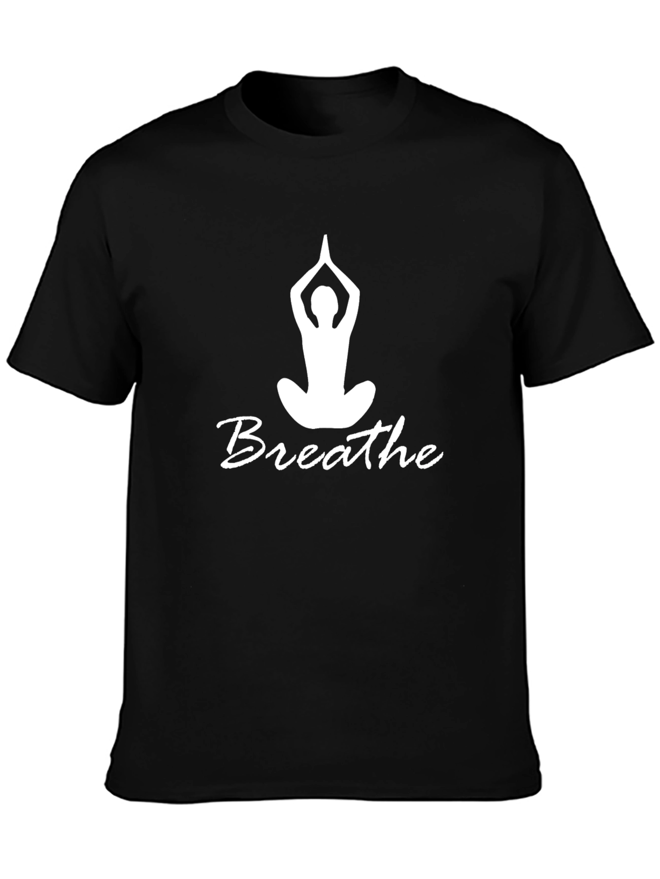 Breathe Yoga Black T-Shirt