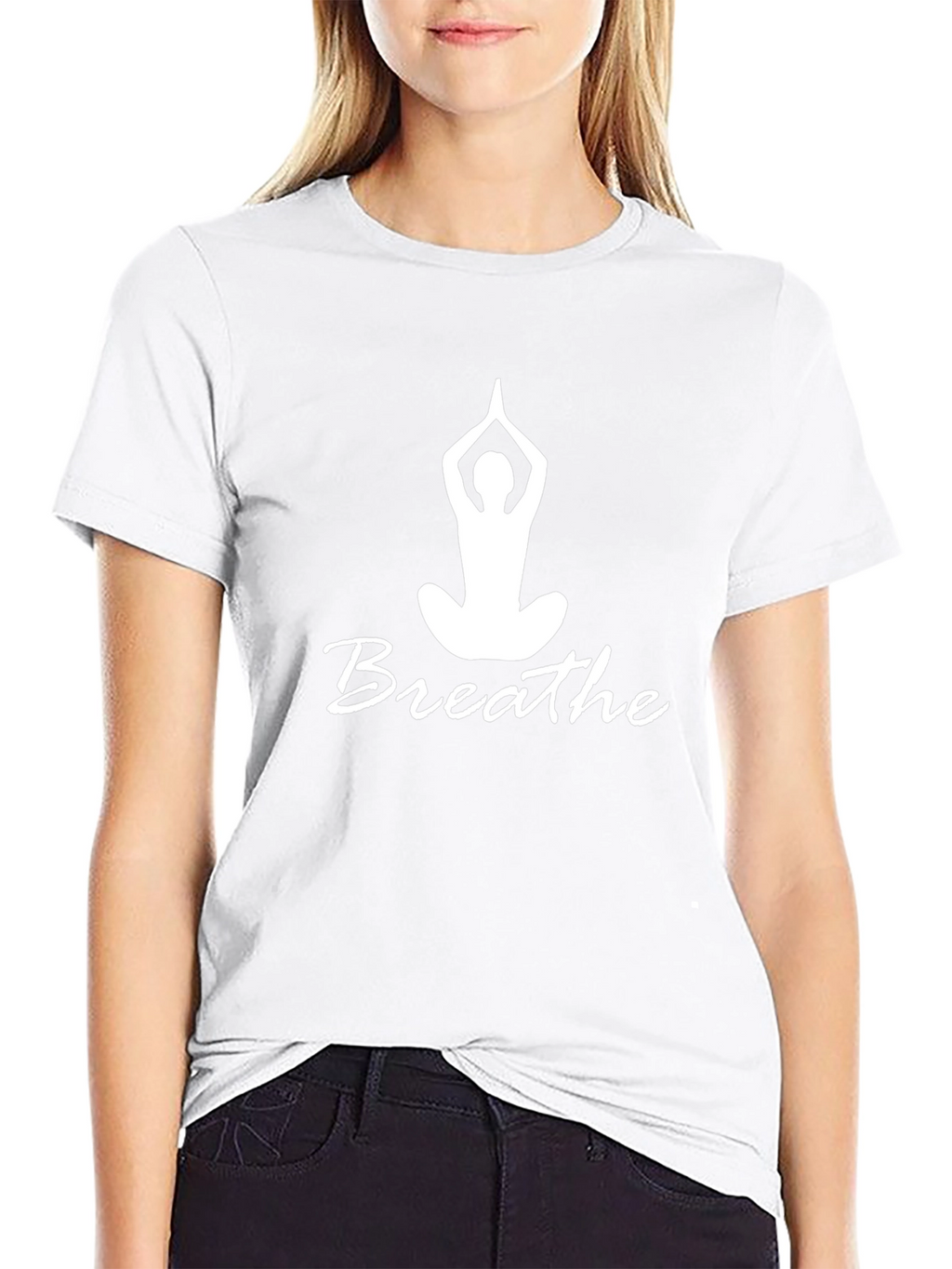 Breathe Yoga Black T-Shirt