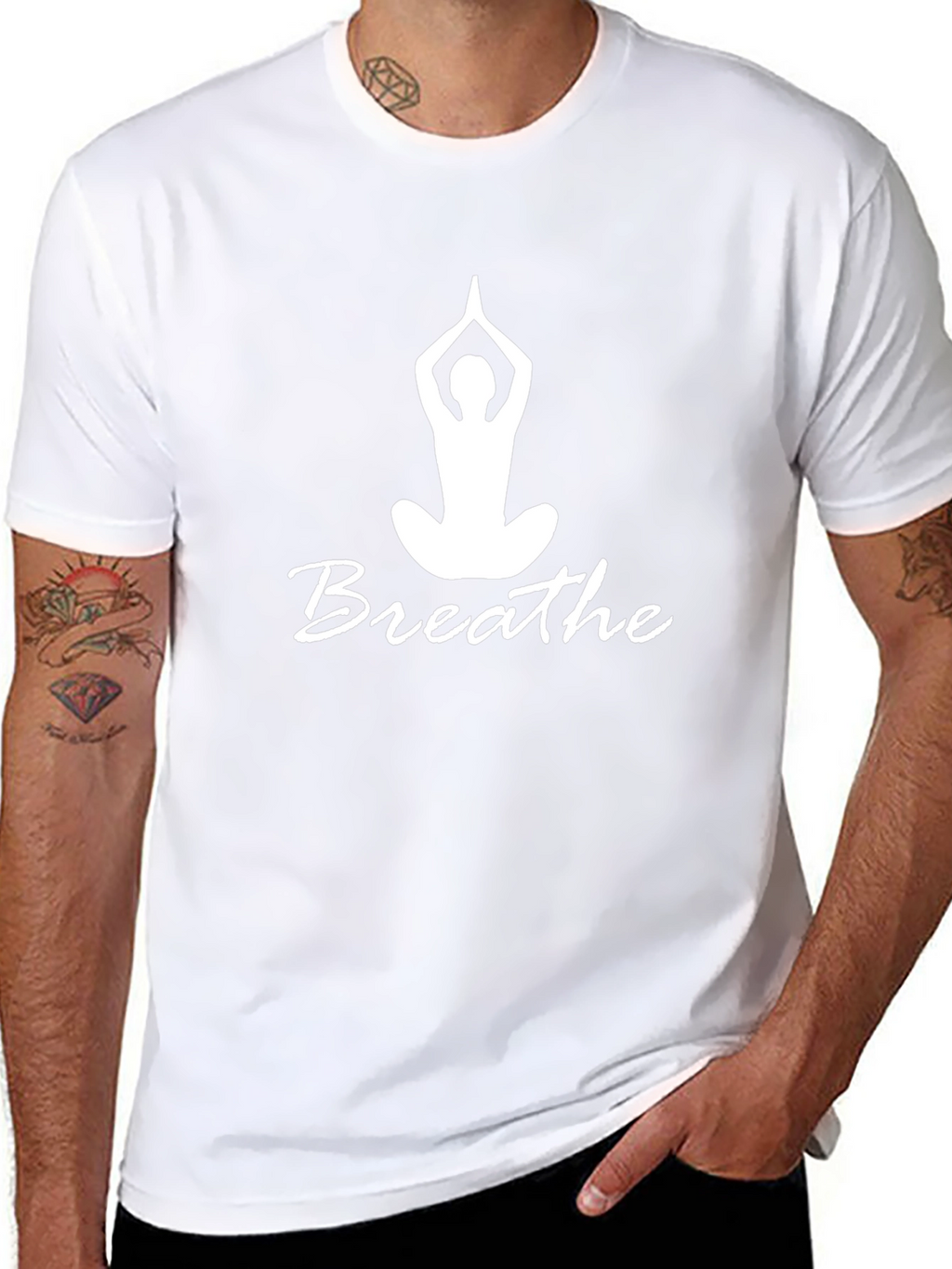 Breathe Yoga Black T-Shirt