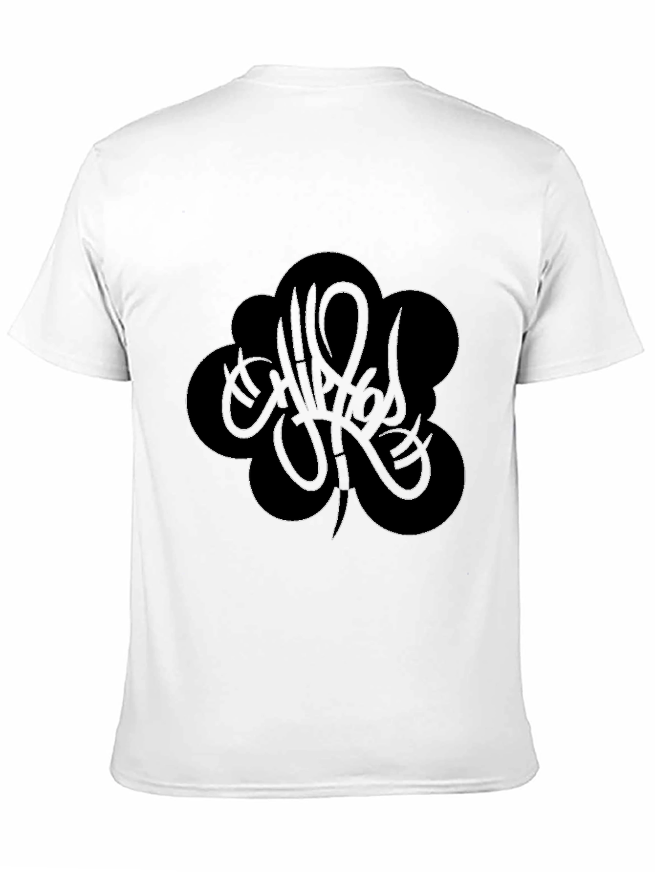 Black Graphic Tee - Unique Tattoo Style Design