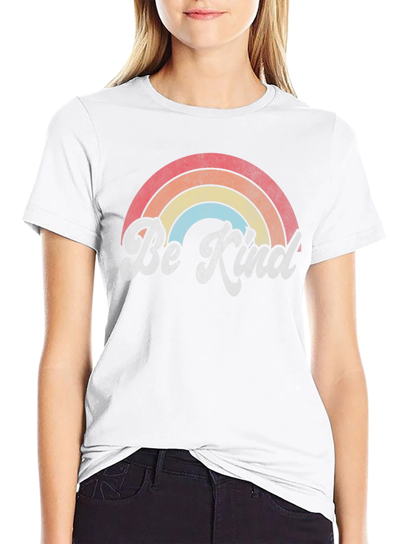 Be Kind Rainbow Graphic Tee
