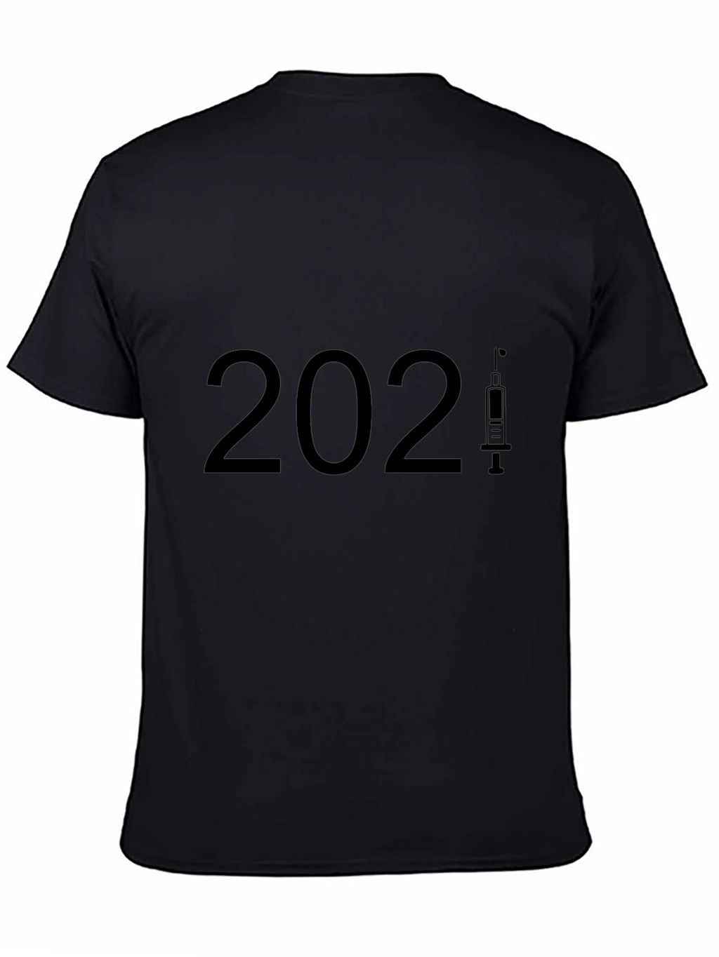 2021 Vaccine Black T-Shirt