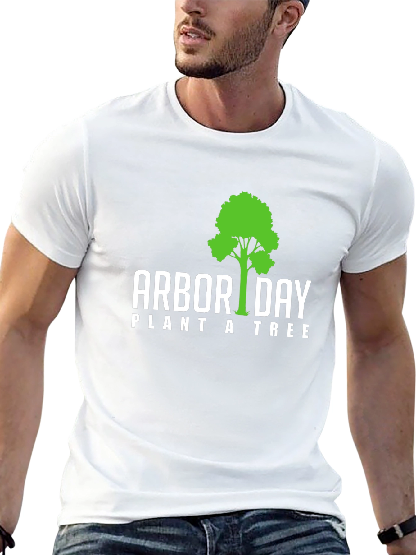 Arbor Day Plant a Tree Black T-Shirt