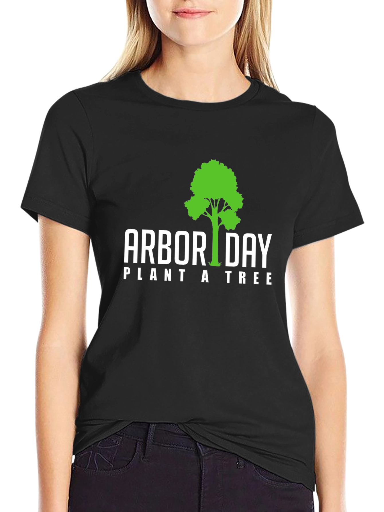 Arbor Day Plant a Tree Black T-Shirt