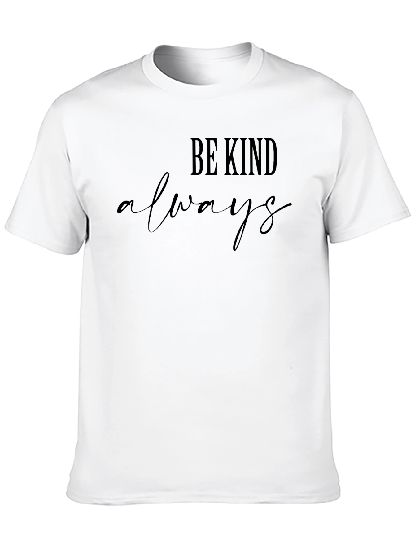 Be Kind Always Black Graphic Tee