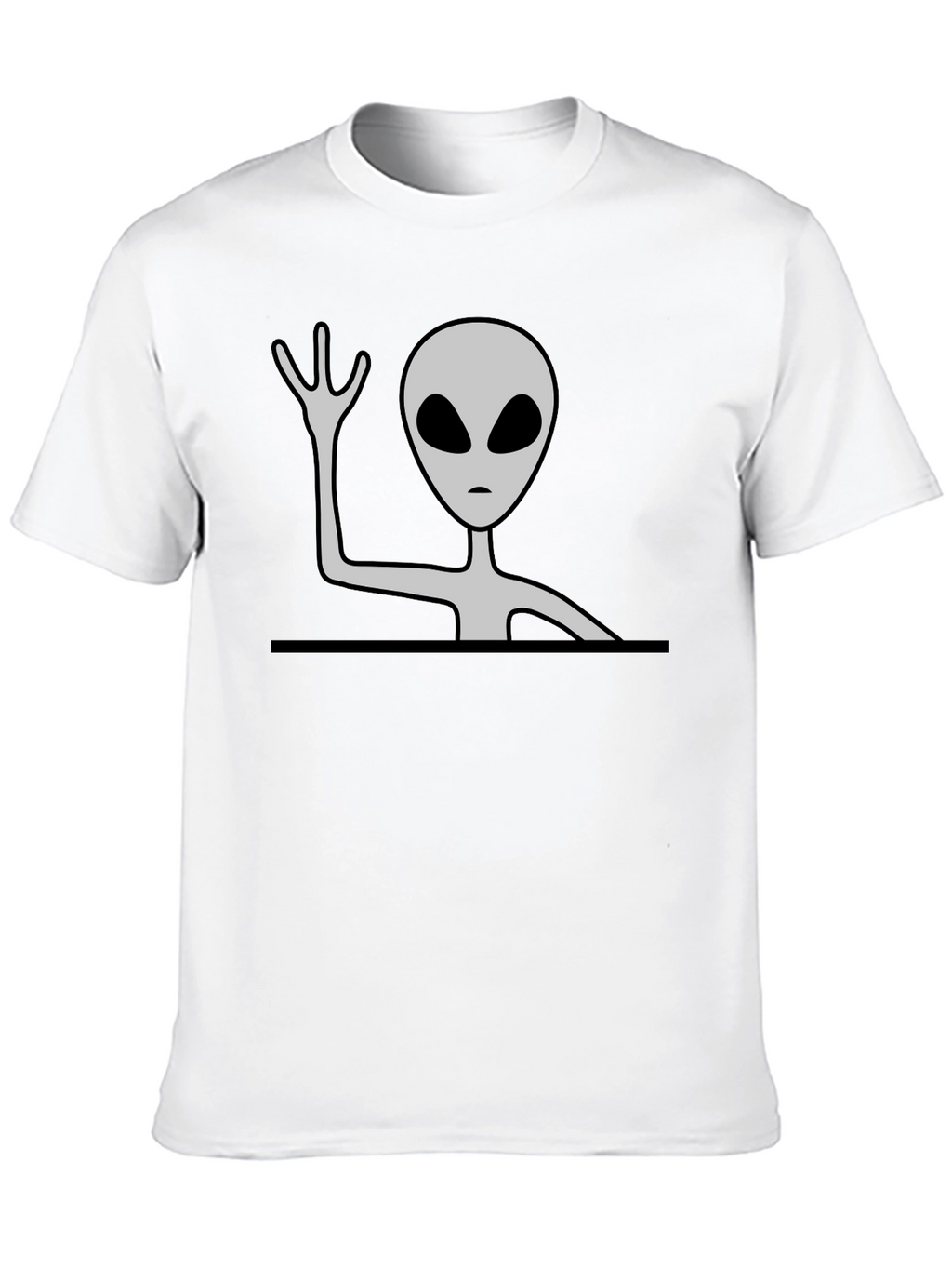 Alien Graphic Tee - Mens Black T-Shirt