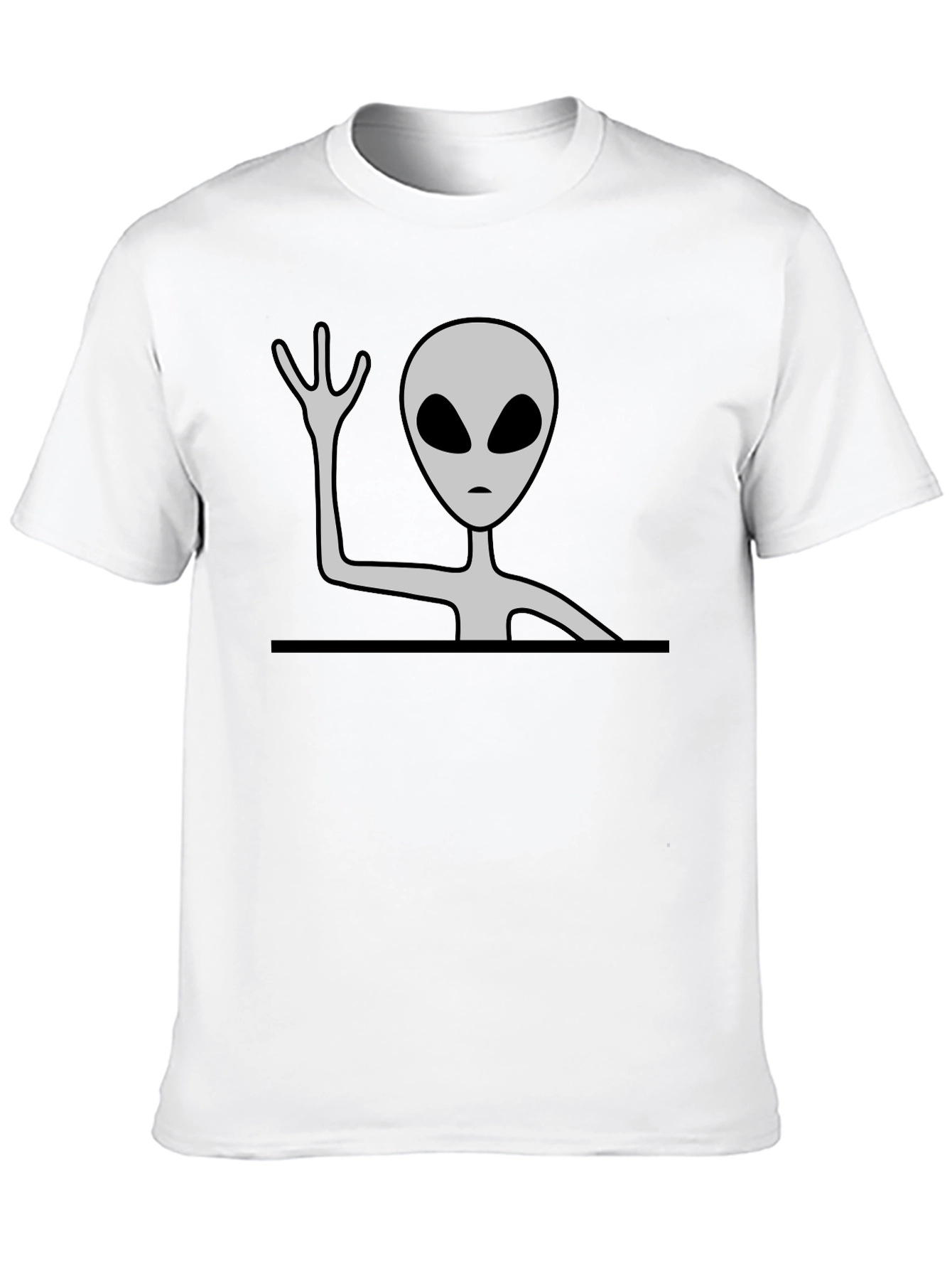 Alien Graphic Tee - Mens Black T-Shirt