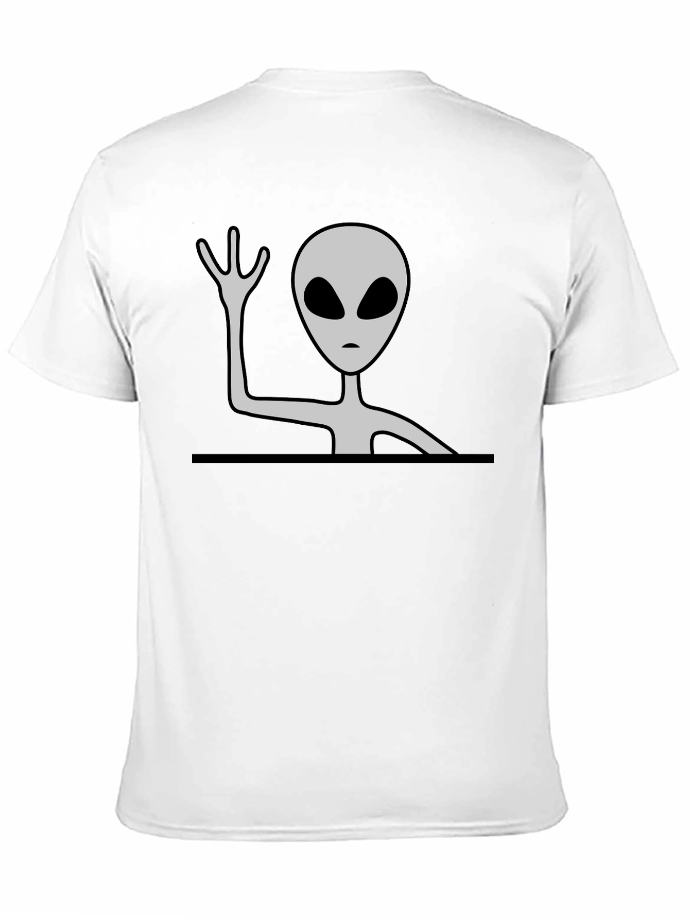 Alien Graphic Tee - Mens Black T-Shirt