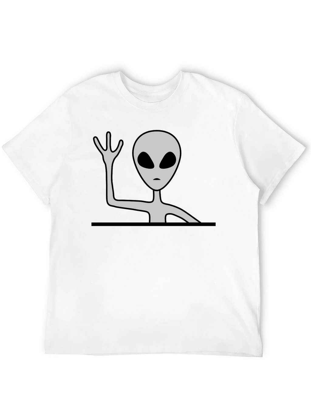 Alien Graphic Tee - Mens Black T-Shirt