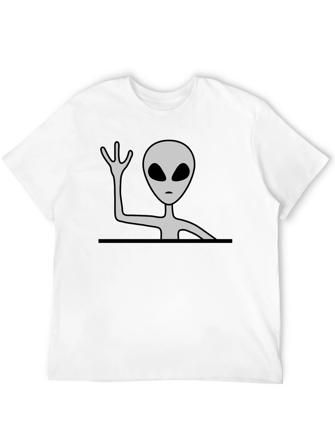 Alien Graphic Tee - Mens Black T-Shirt