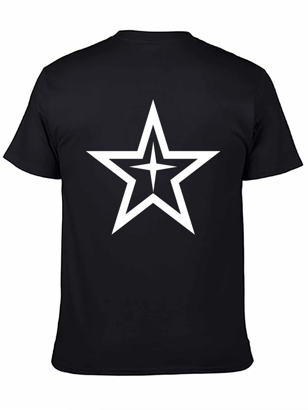 Bold Star Graphic Black T-Shirt