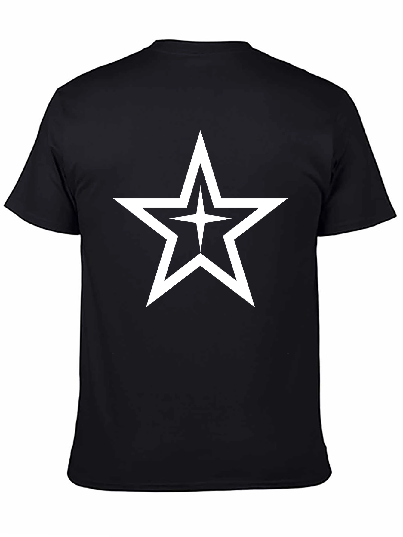 Bold Star Graphic Black T-Shirt