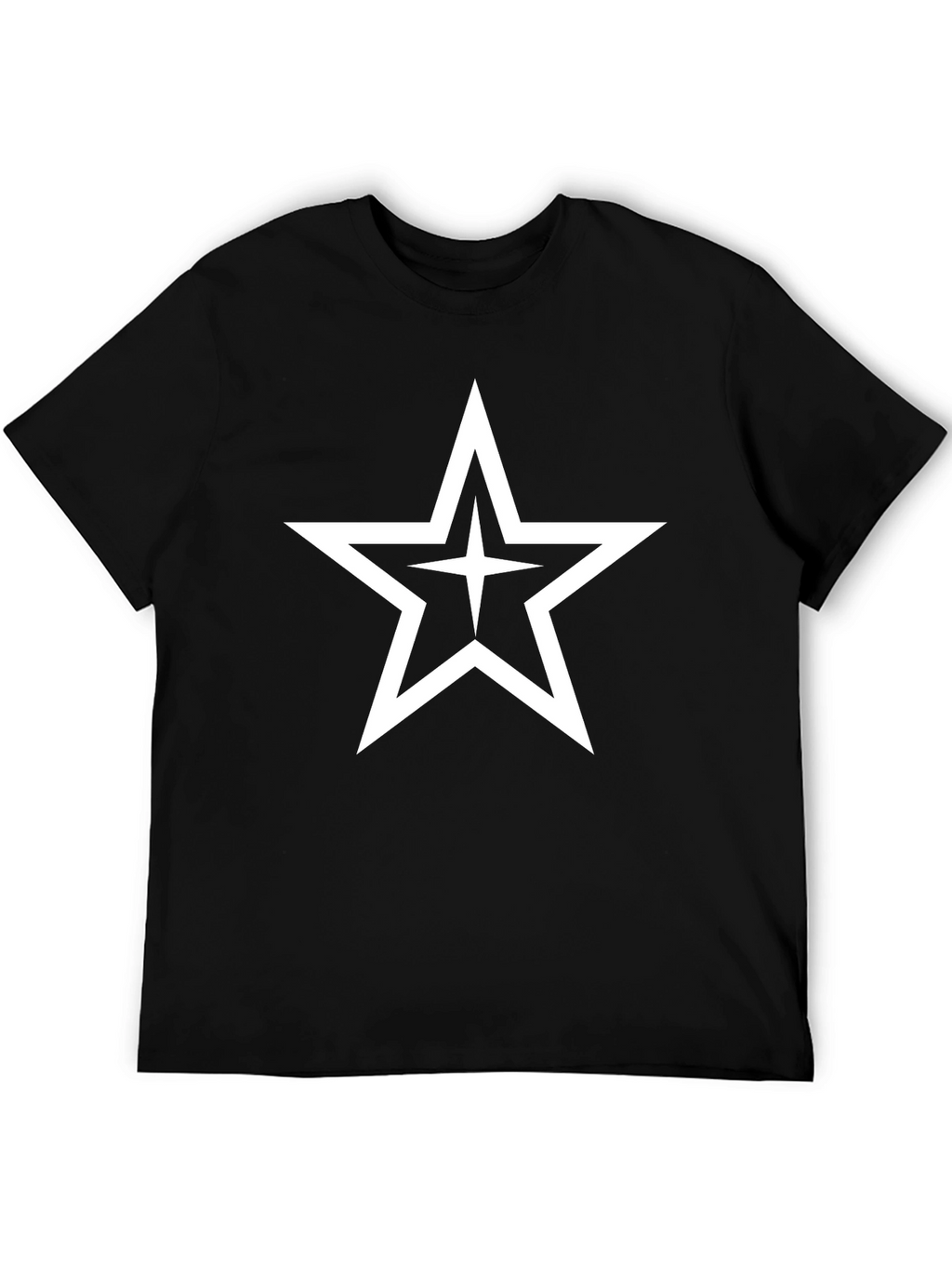 Bold Star Graphic Black T-Shirt