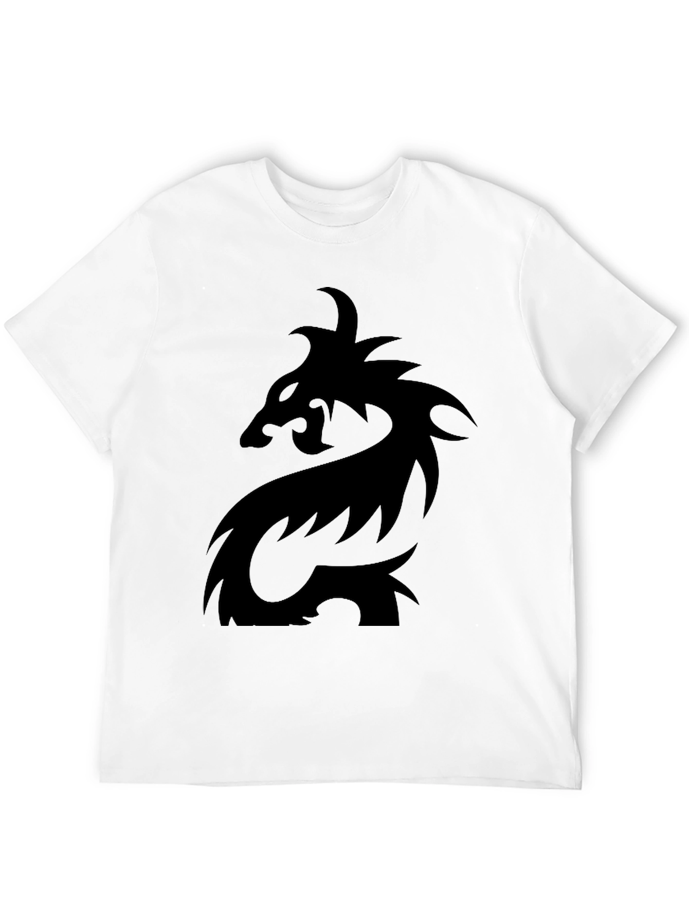Black Dragon Graphic Tee - Mens Casual T-Shirt