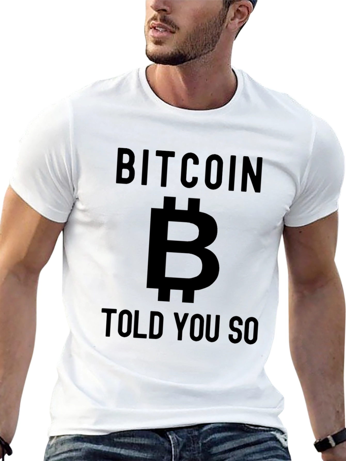 Bitcoin Told You So Black T-Shirt Crypto Tee