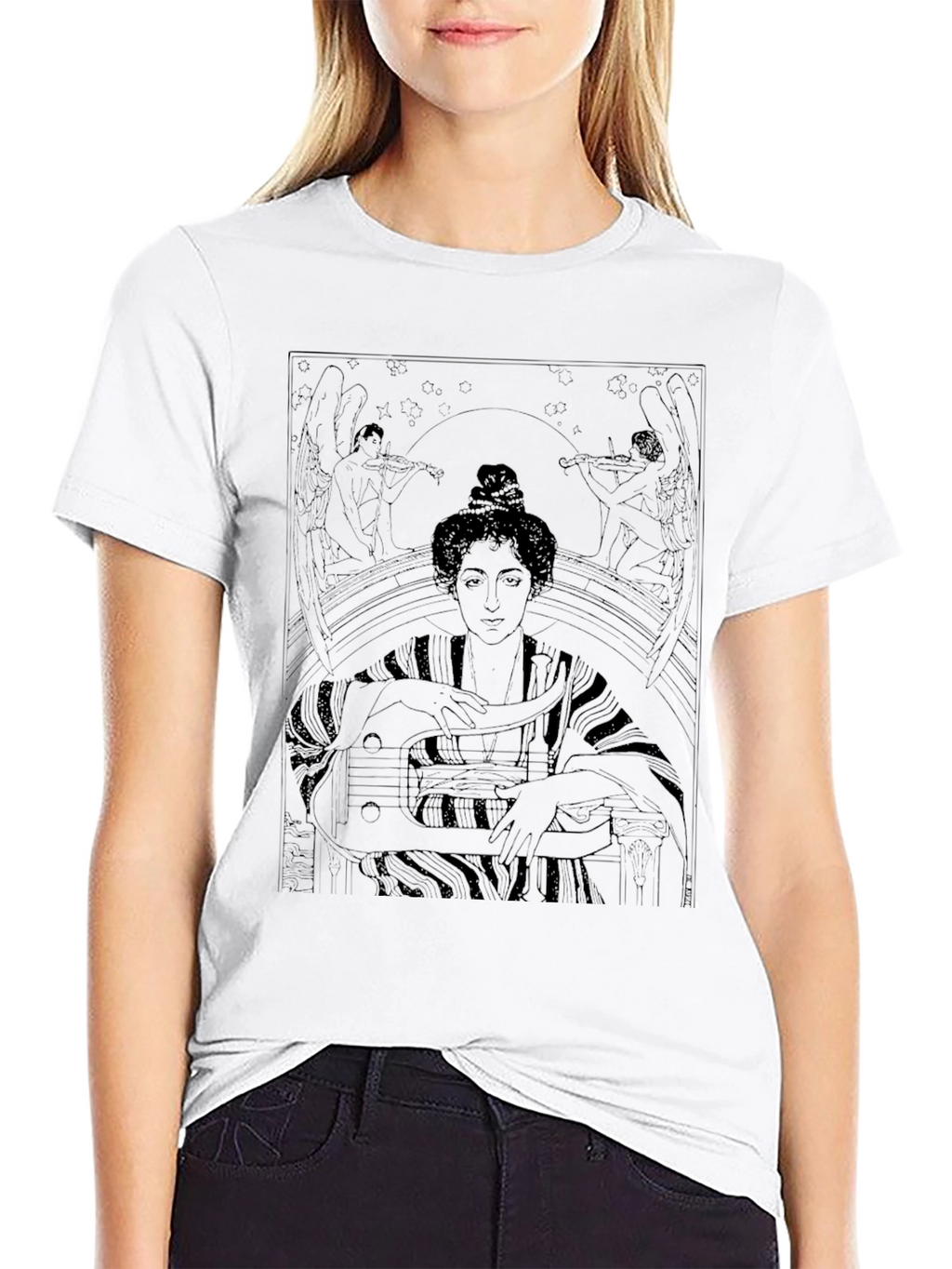 Art Nouveau Woman T-Shirt