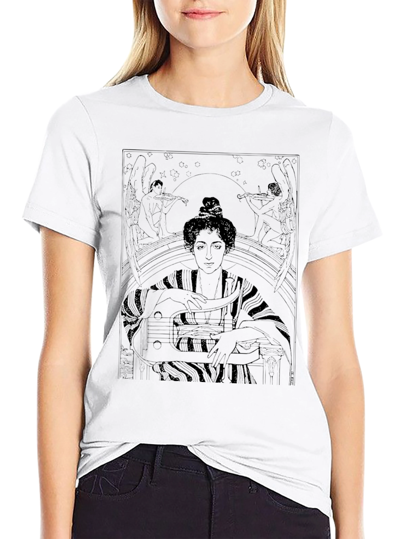 Art Nouveau Woman T-Shirt