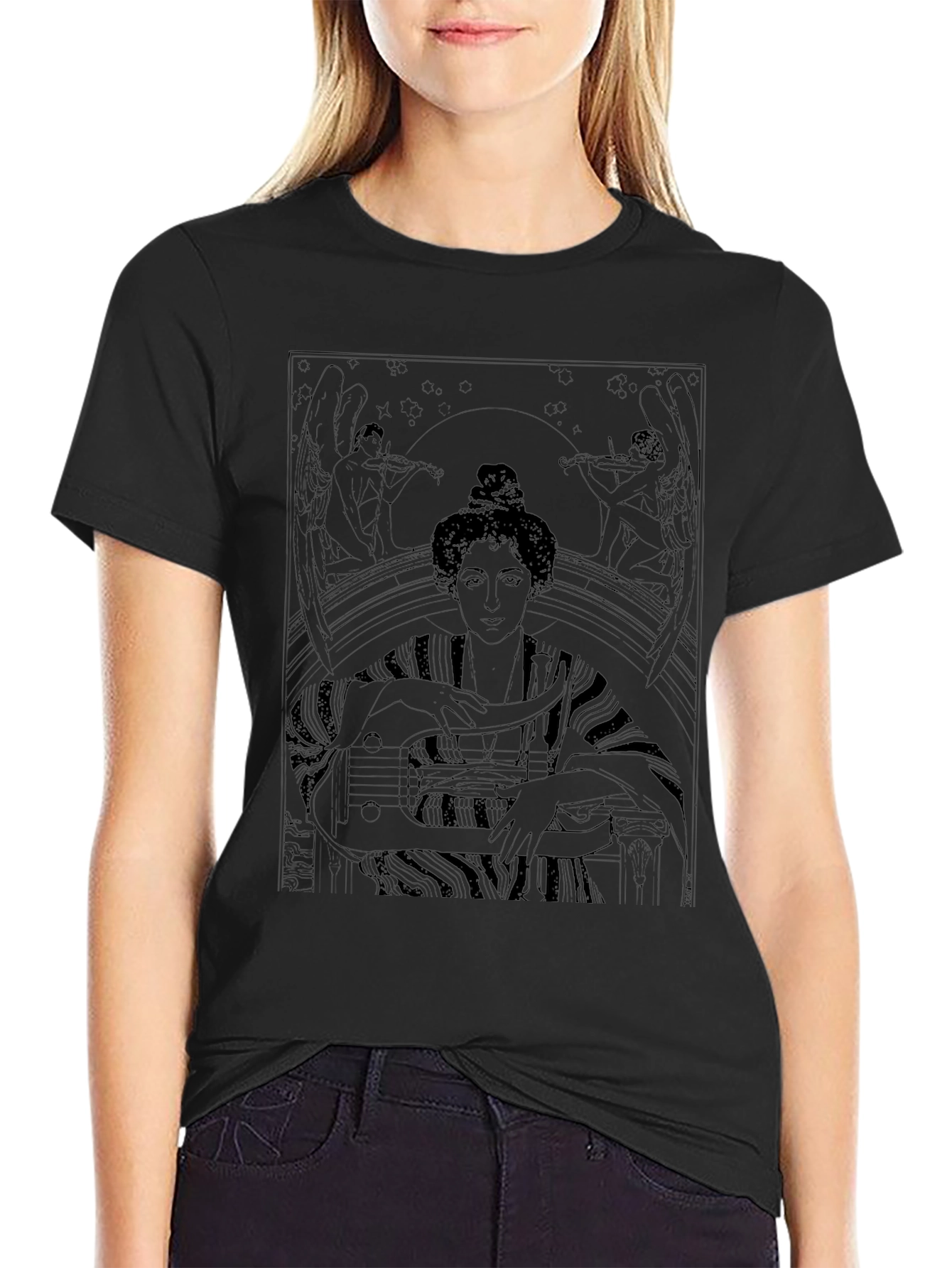 Art Nouveau Woman T-Shirt