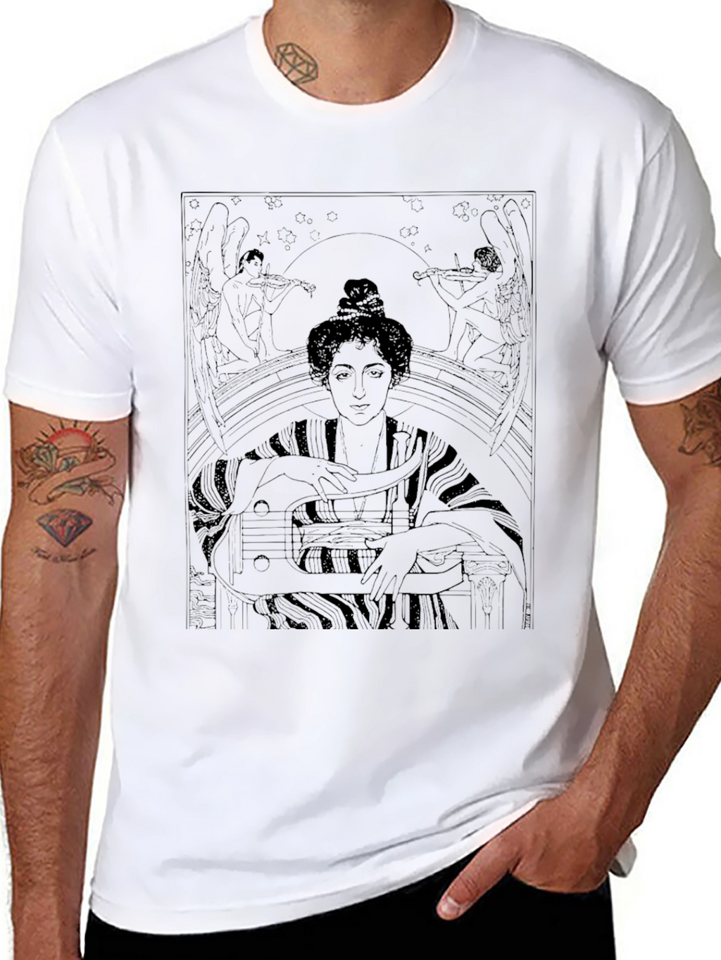 Art Nouveau Woman T-Shirt