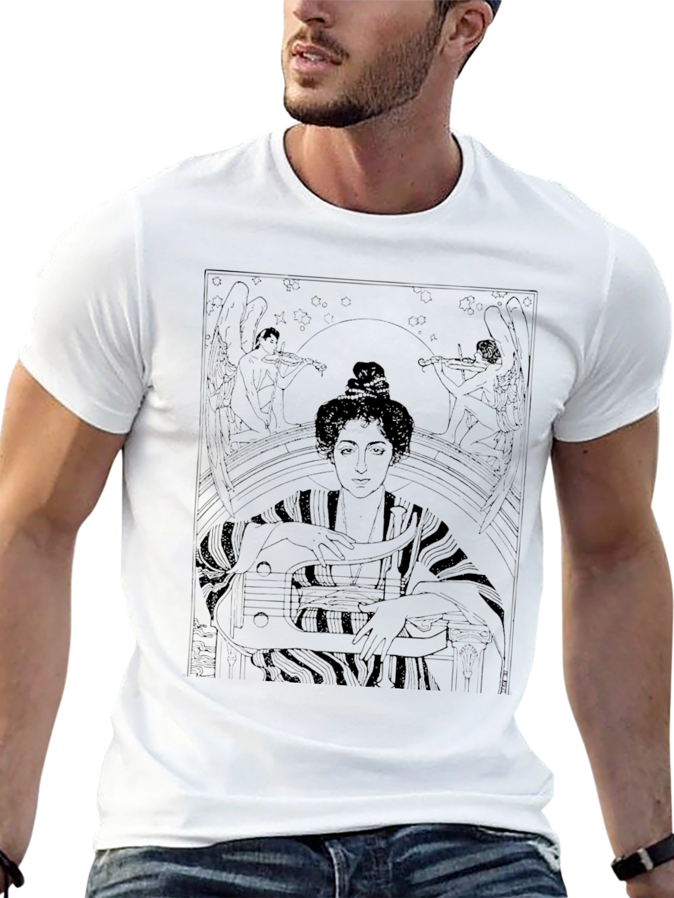 Art Nouveau Woman T-Shirt