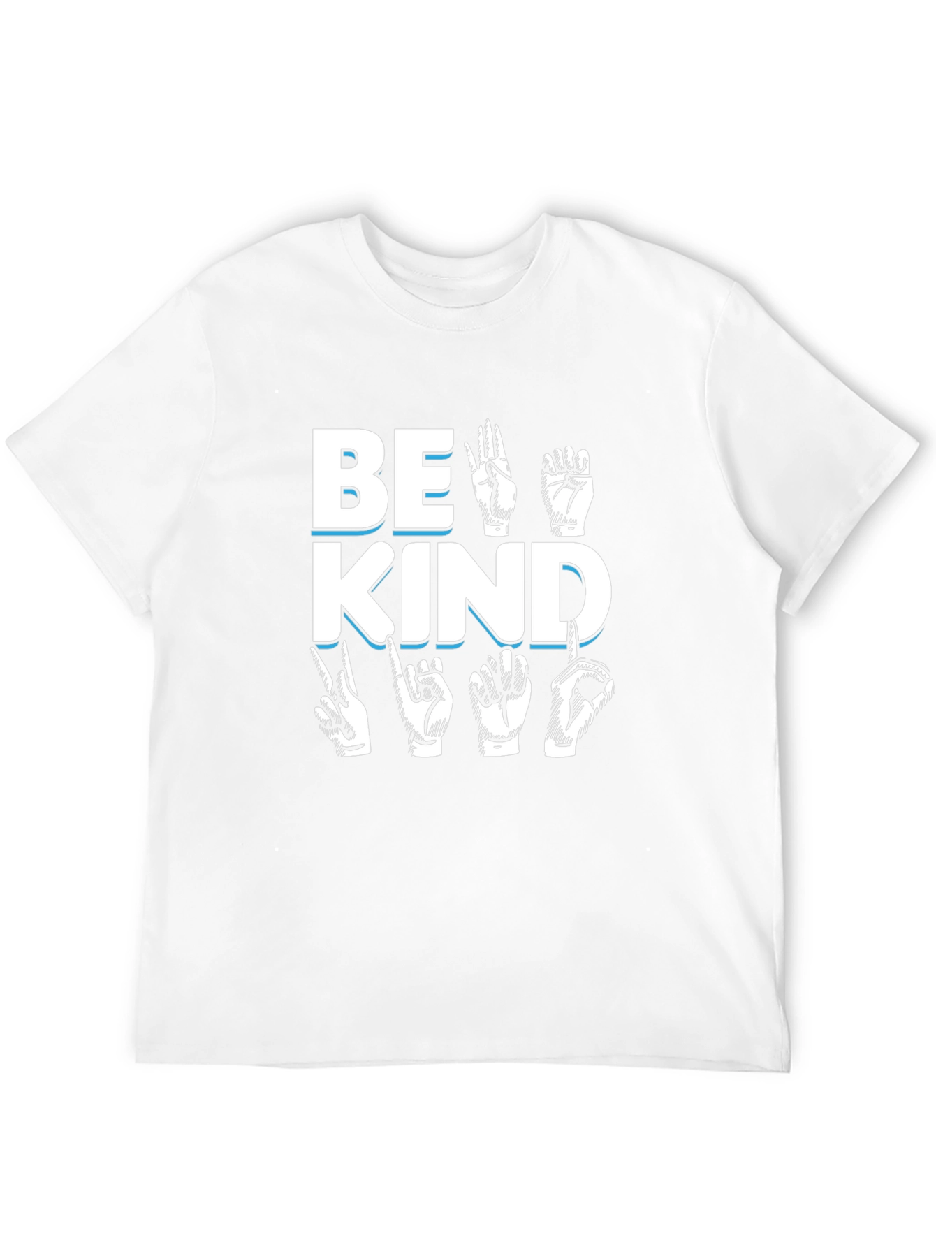 Be Kind Sign Language T-Shirt - Soft Cotton Tee
