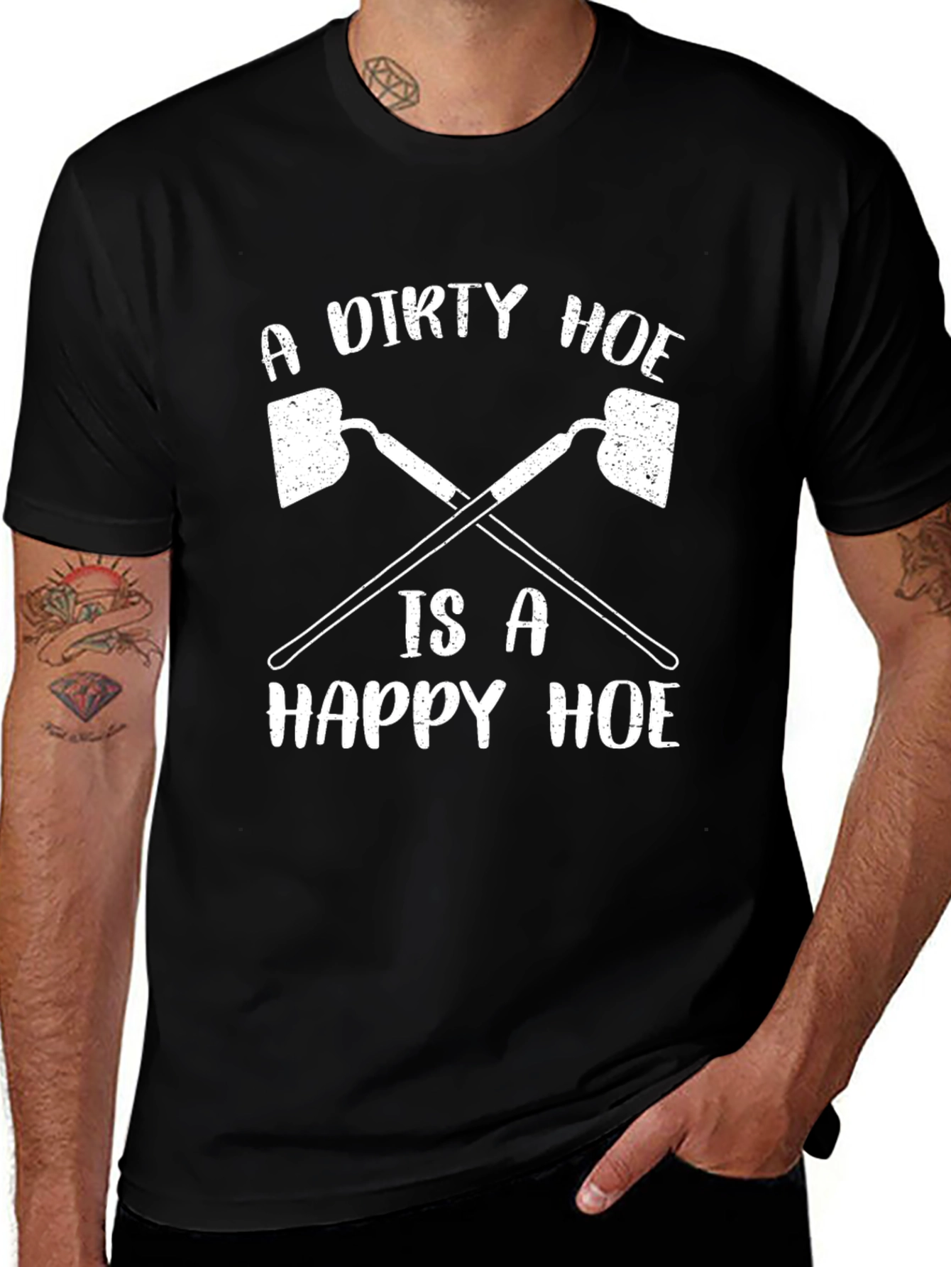 A Dirty Hoe Happy Hoe Funny Garden Humor T-Shirt