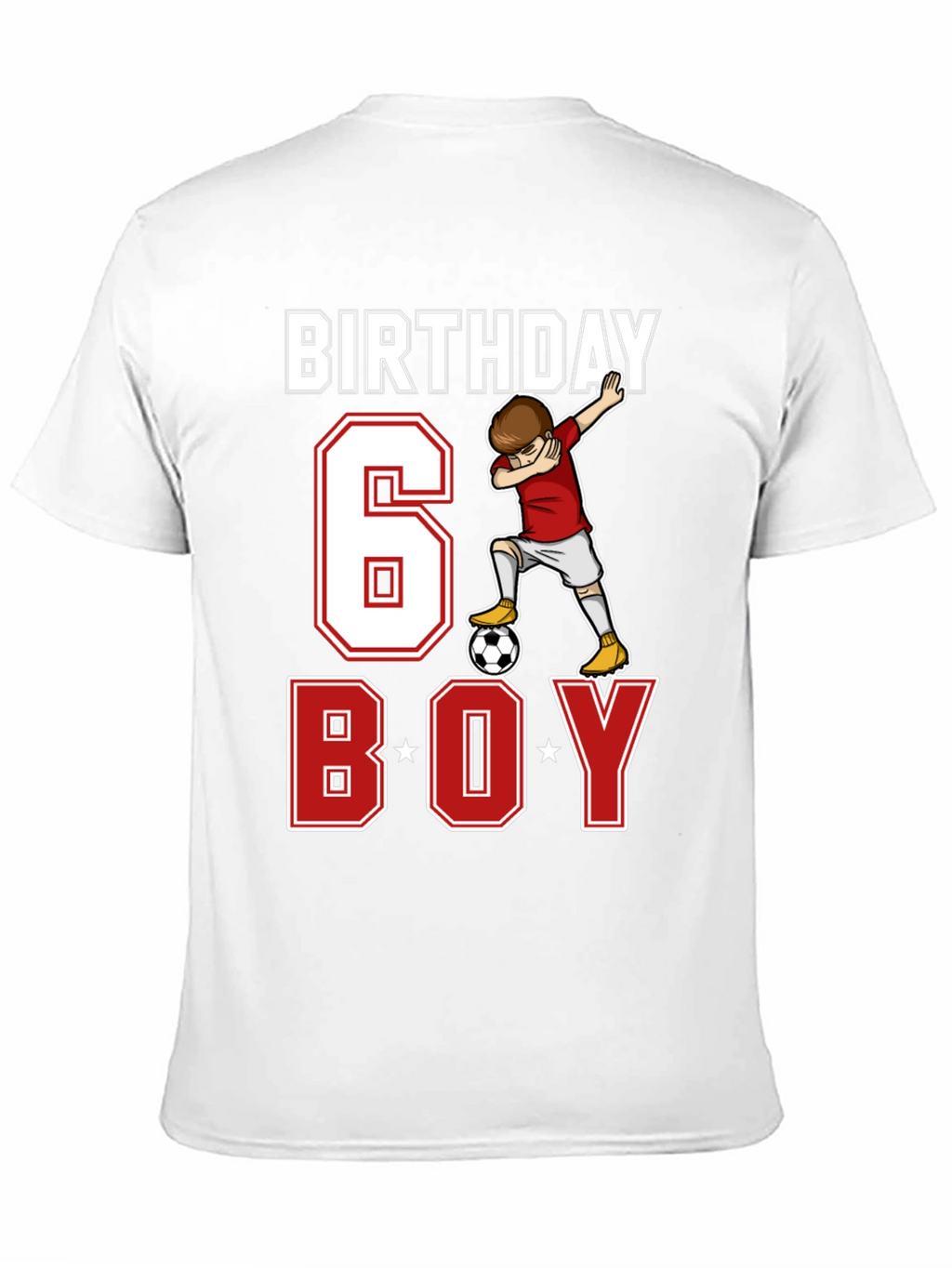 Birthday 6 Boy Soccer T-Shirt