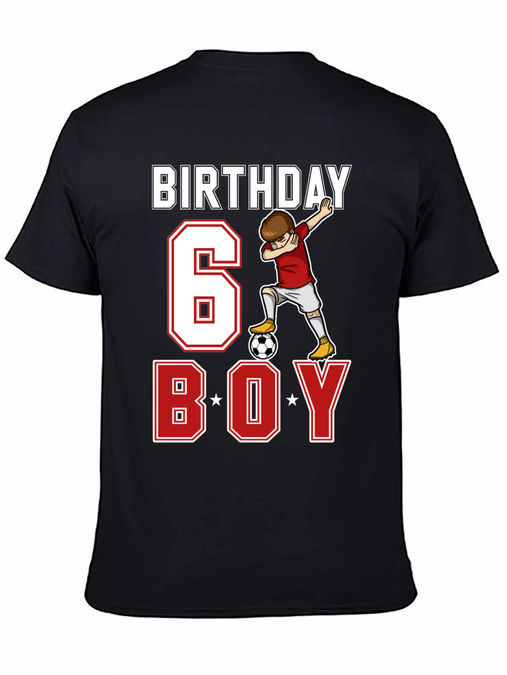 Birthday 6 Boy Soccer T-Shirt
