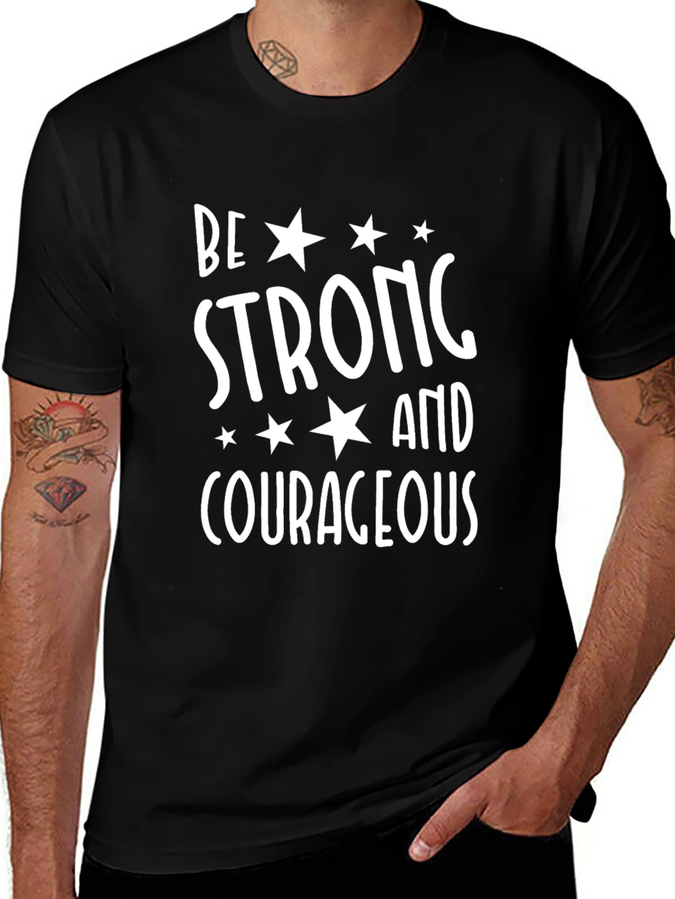 Be Strong and Courageous Graphic Tee