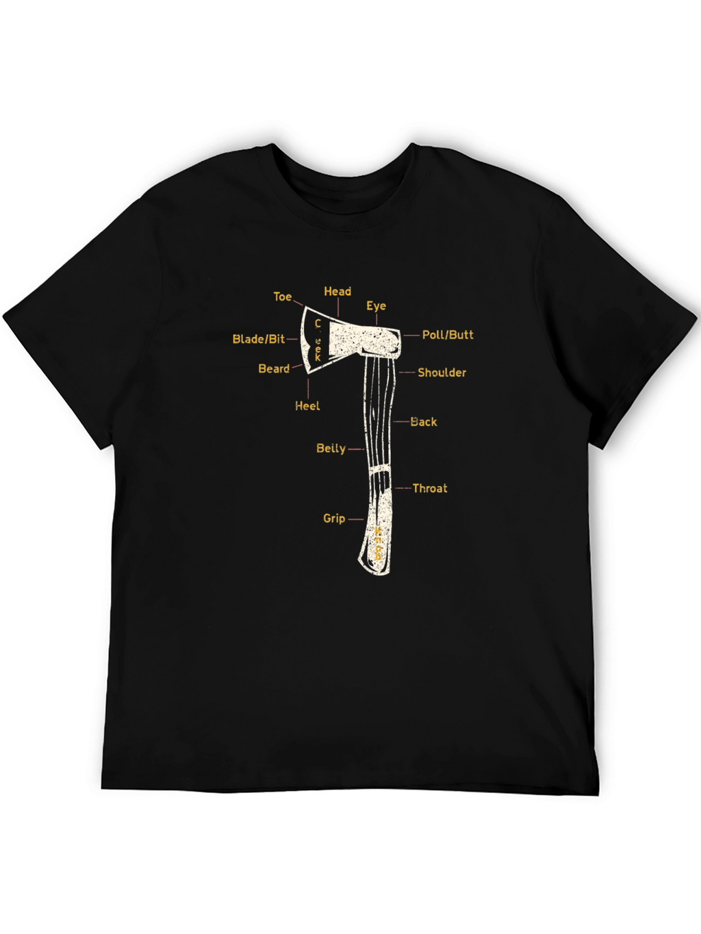 Axe Anatomy T-Shirt - Black