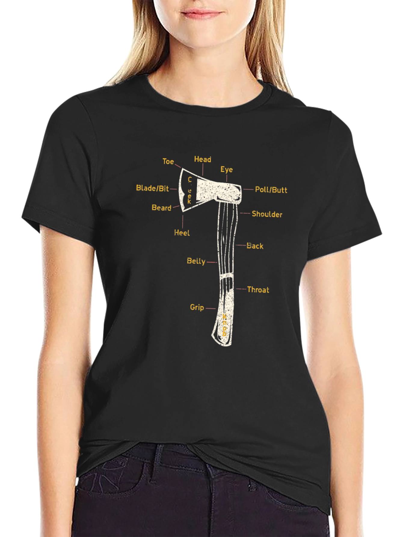 Axe Anatomy T-Shirt - Black