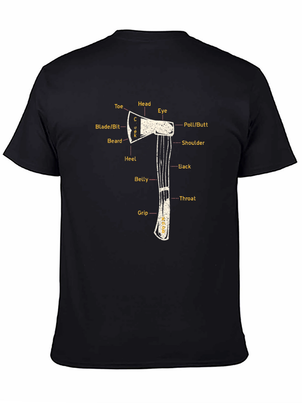 Axe Anatomy T-Shirt - Black