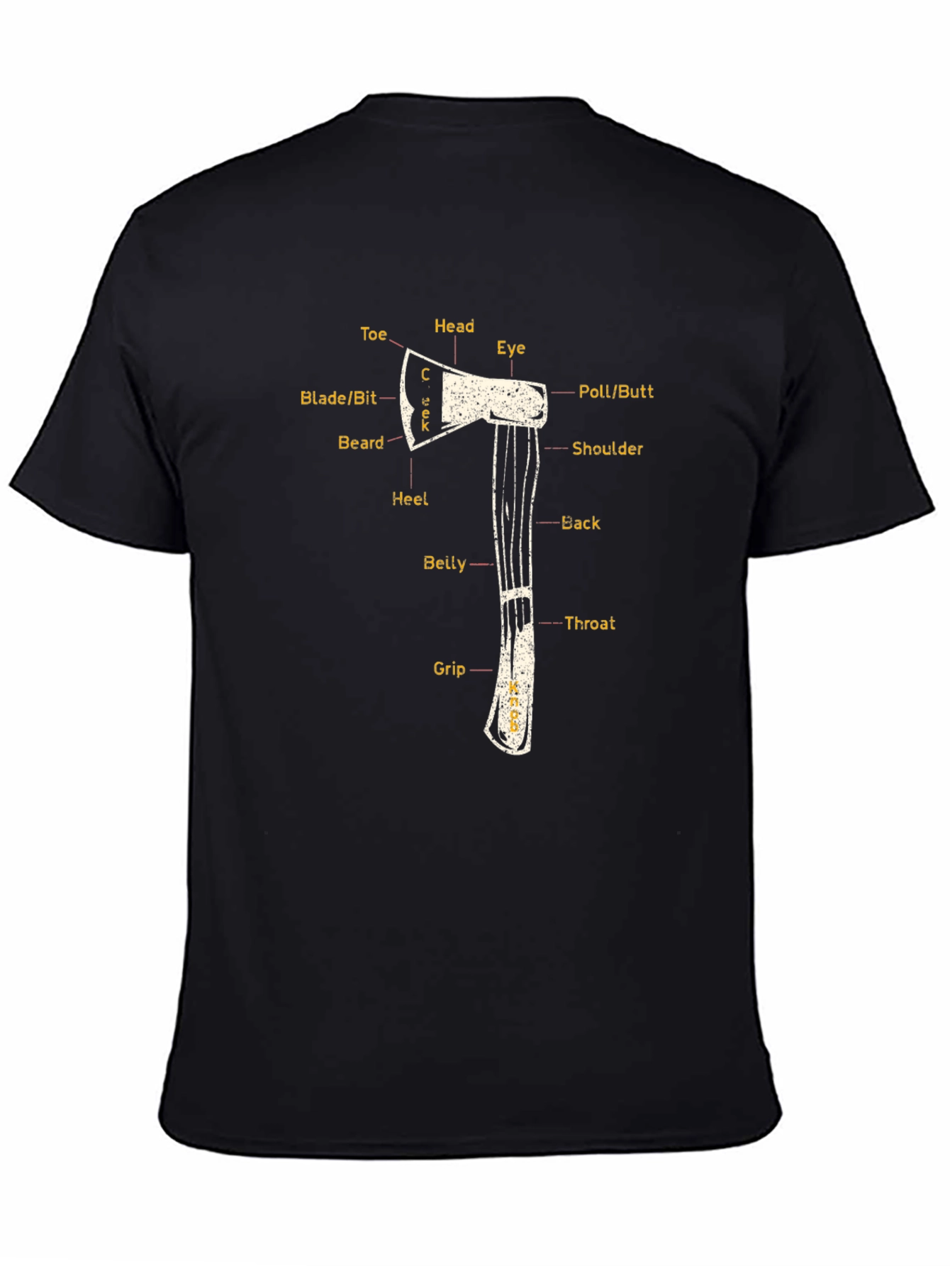Axe Anatomy T-Shirt - Black