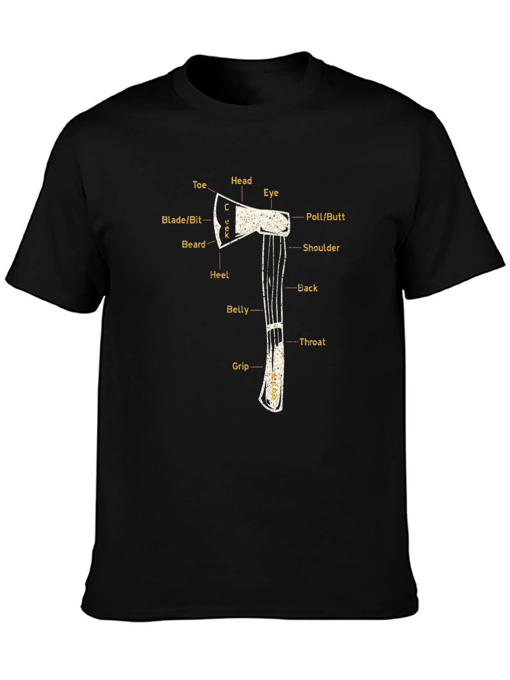 Axe Anatomy T-Shirt - Black