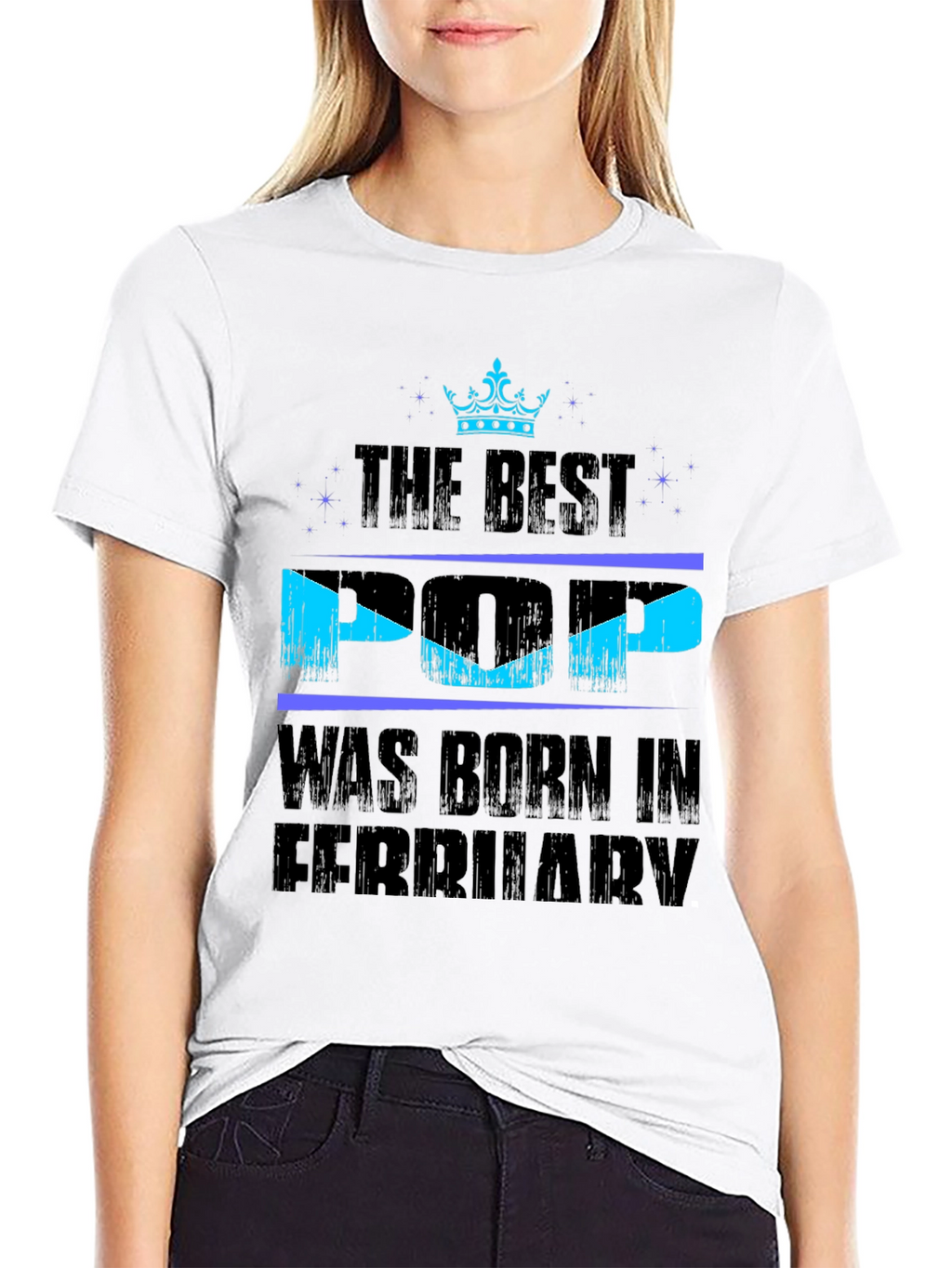 Best Pop Born in February T-Shirt
