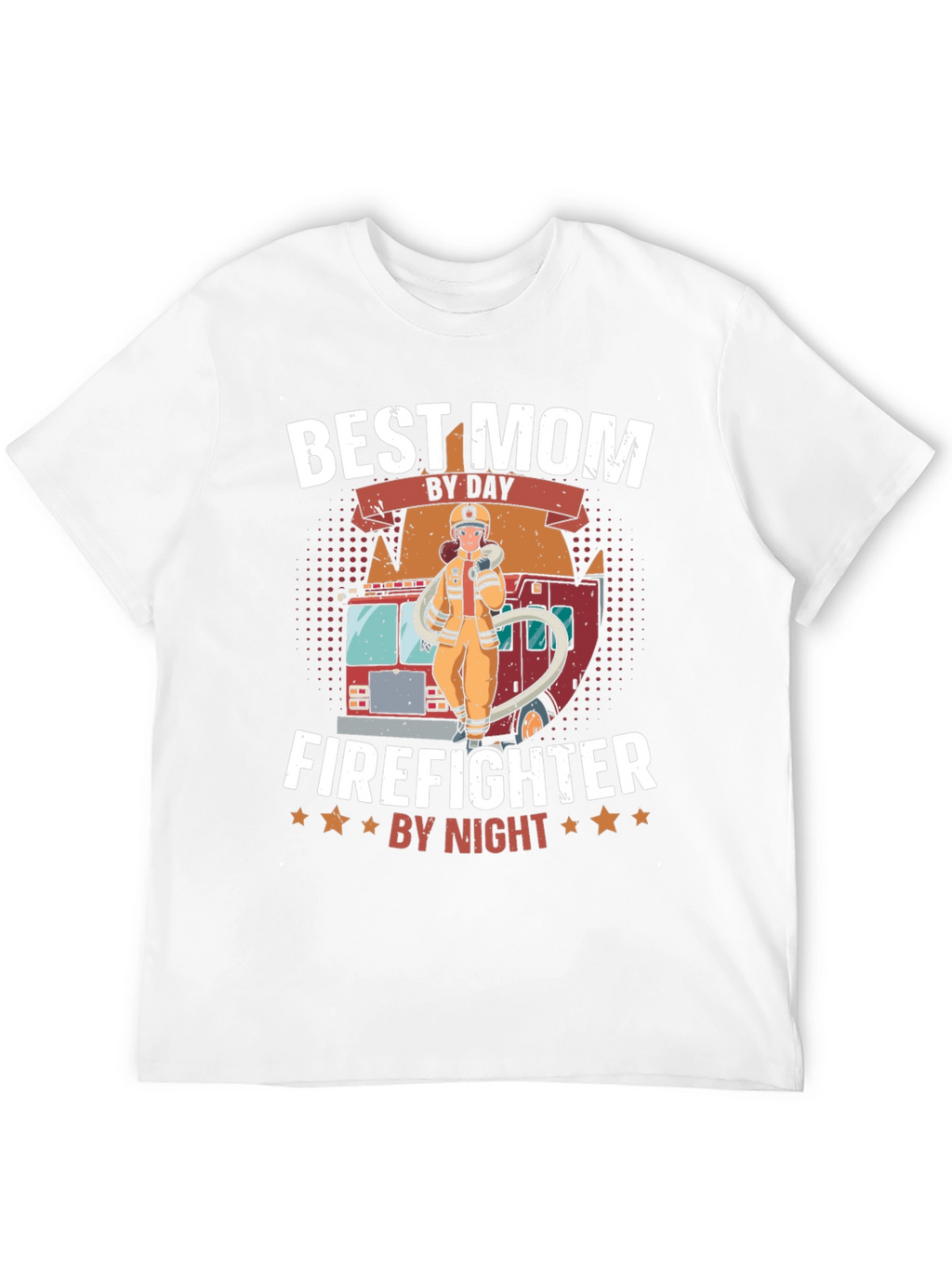 Best Mom Firefighter T-Shirt