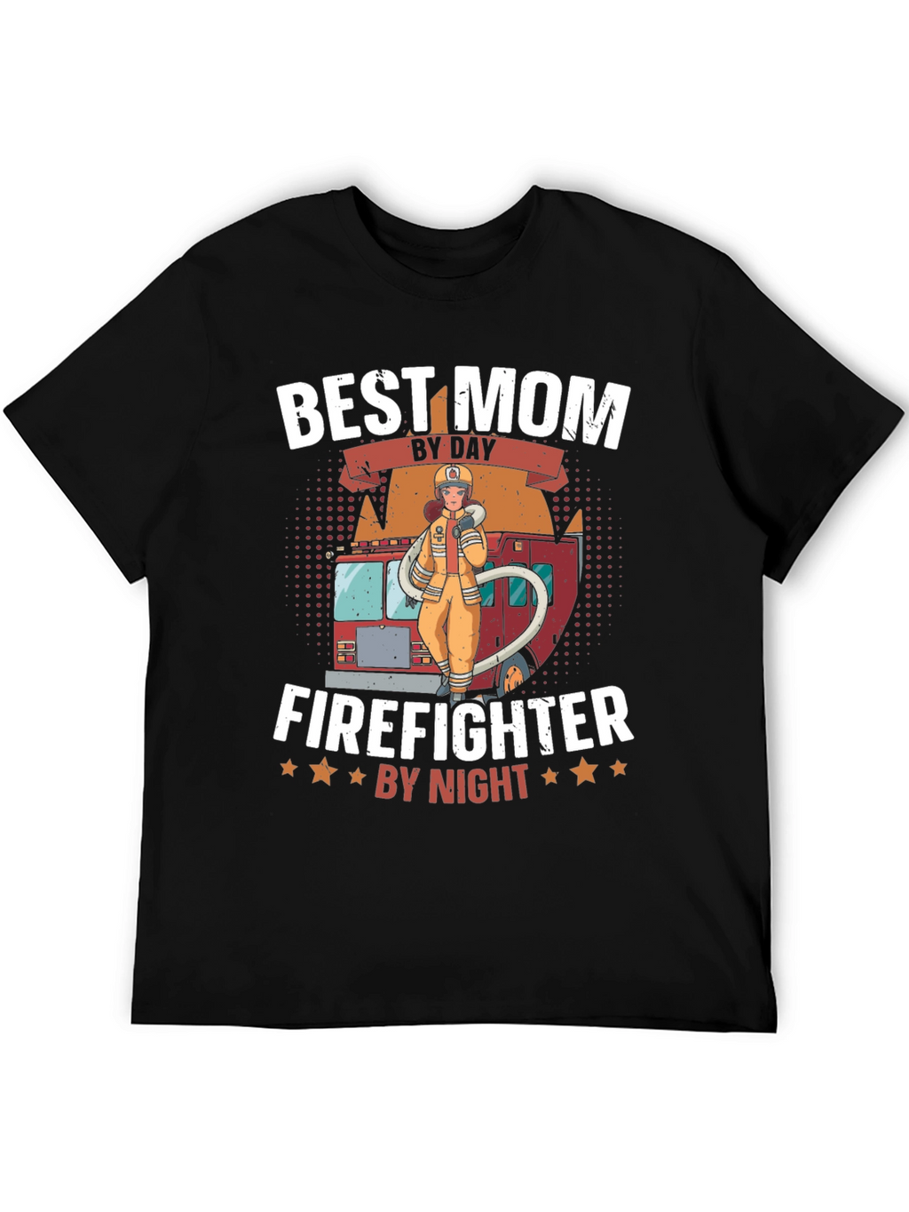 Best Mom Firefighter T-Shirt