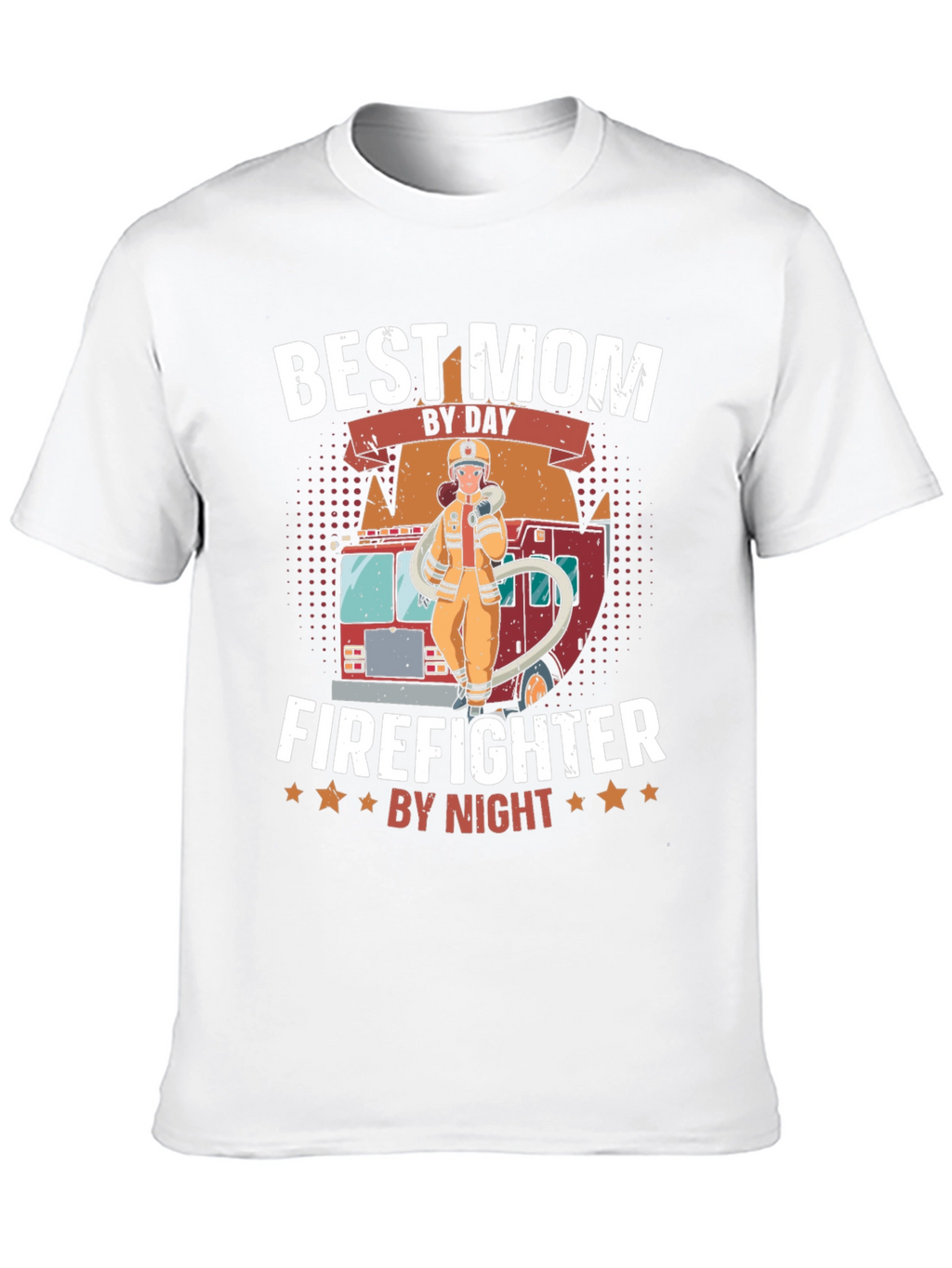 Best Mom Firefighter T-Shirt