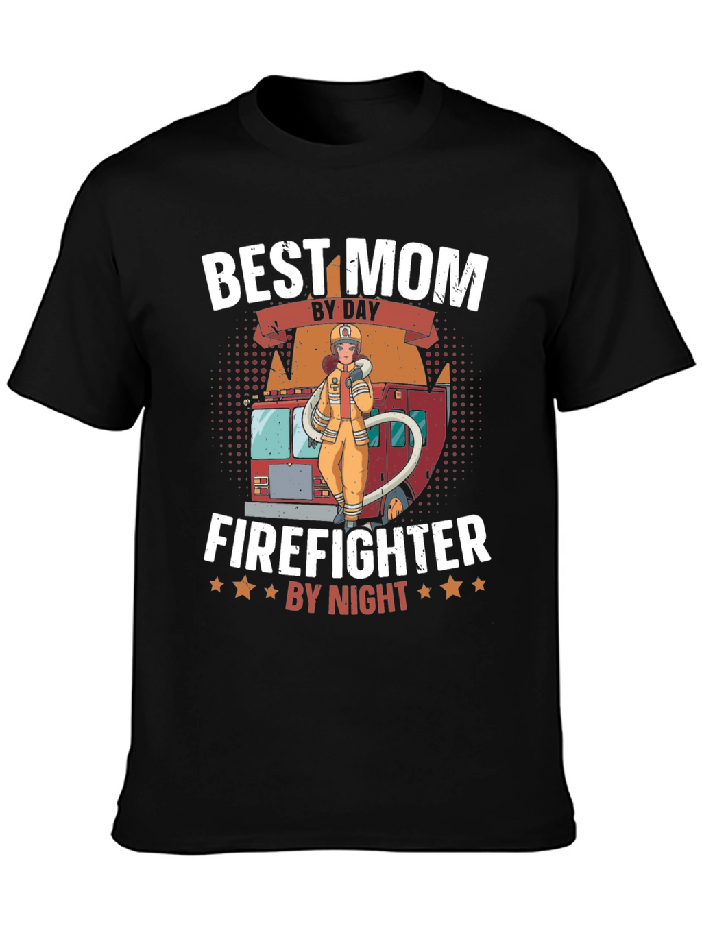 Best Mom Firefighter T-Shirt