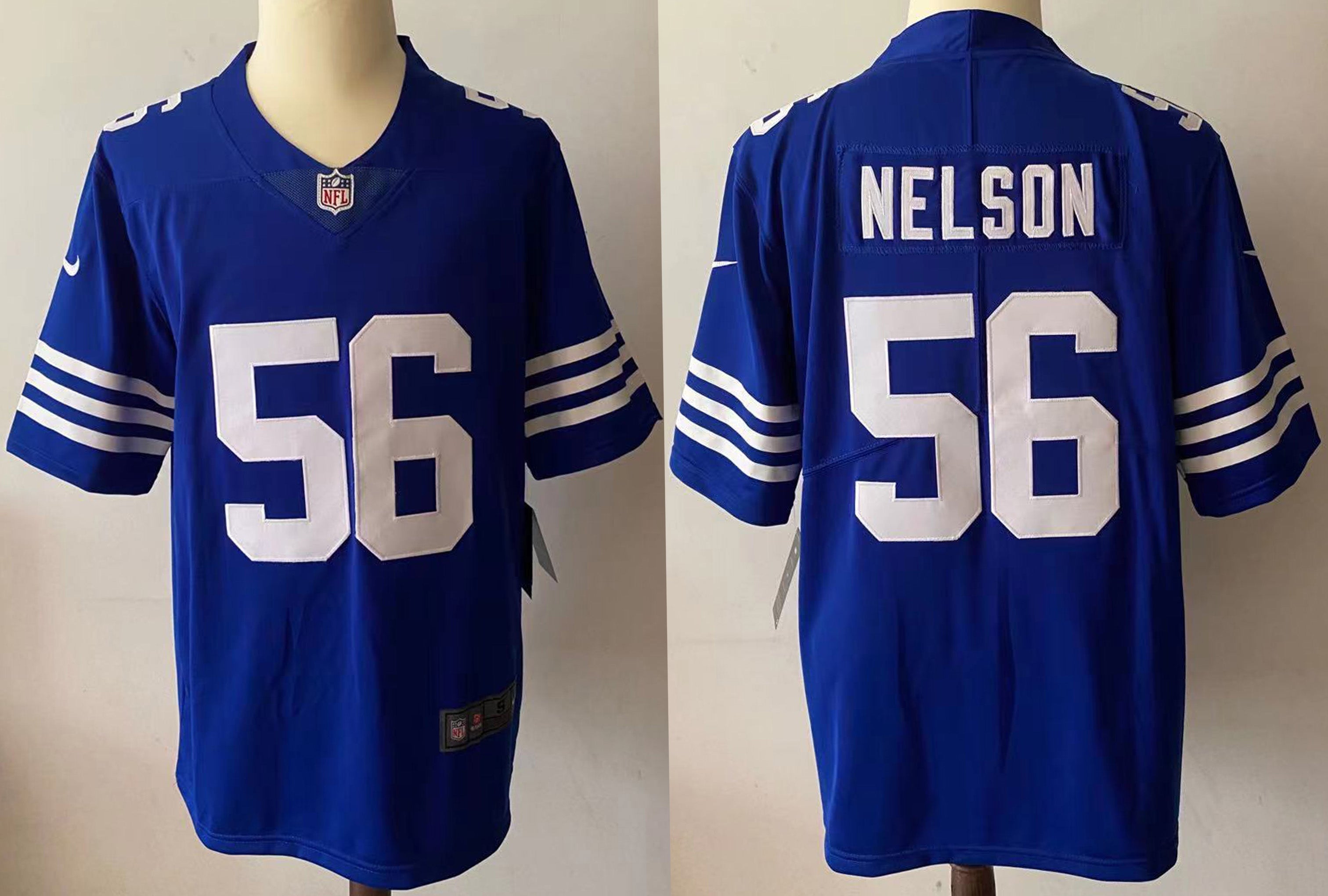 Men's Indianapolis Colts Quenton Nelson #56 Blue Game Player Jerseys