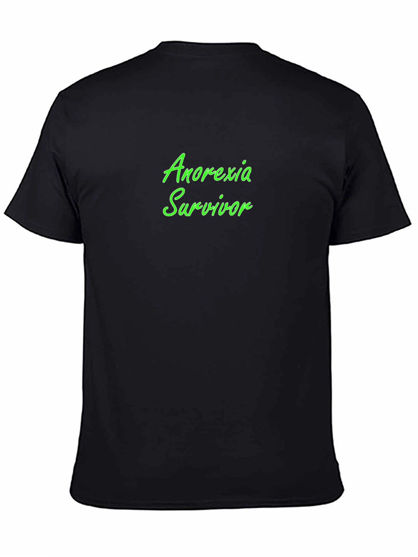 Anorexia Survivor Black Tee