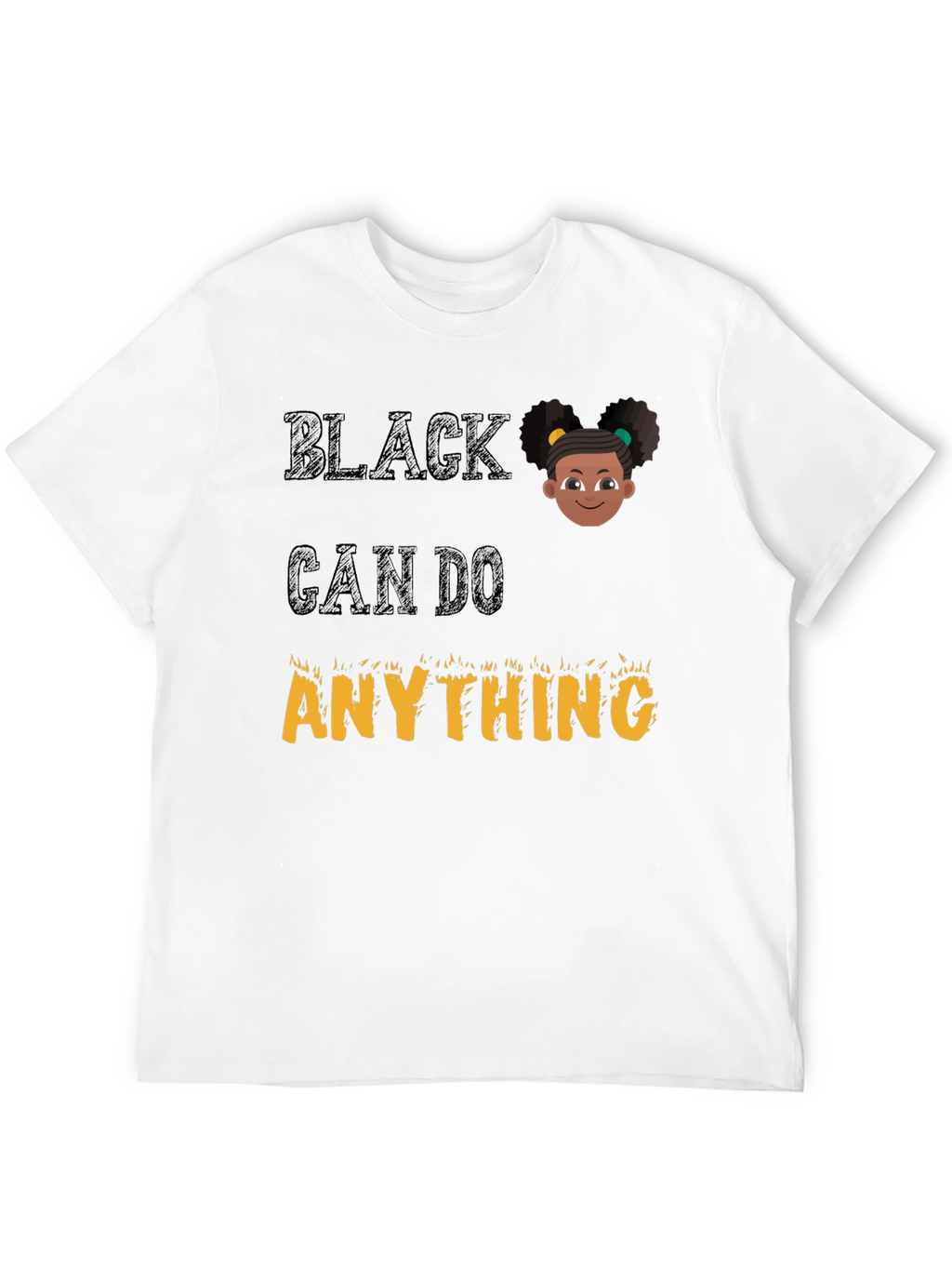 Black Can Do Anything Graphic Tee