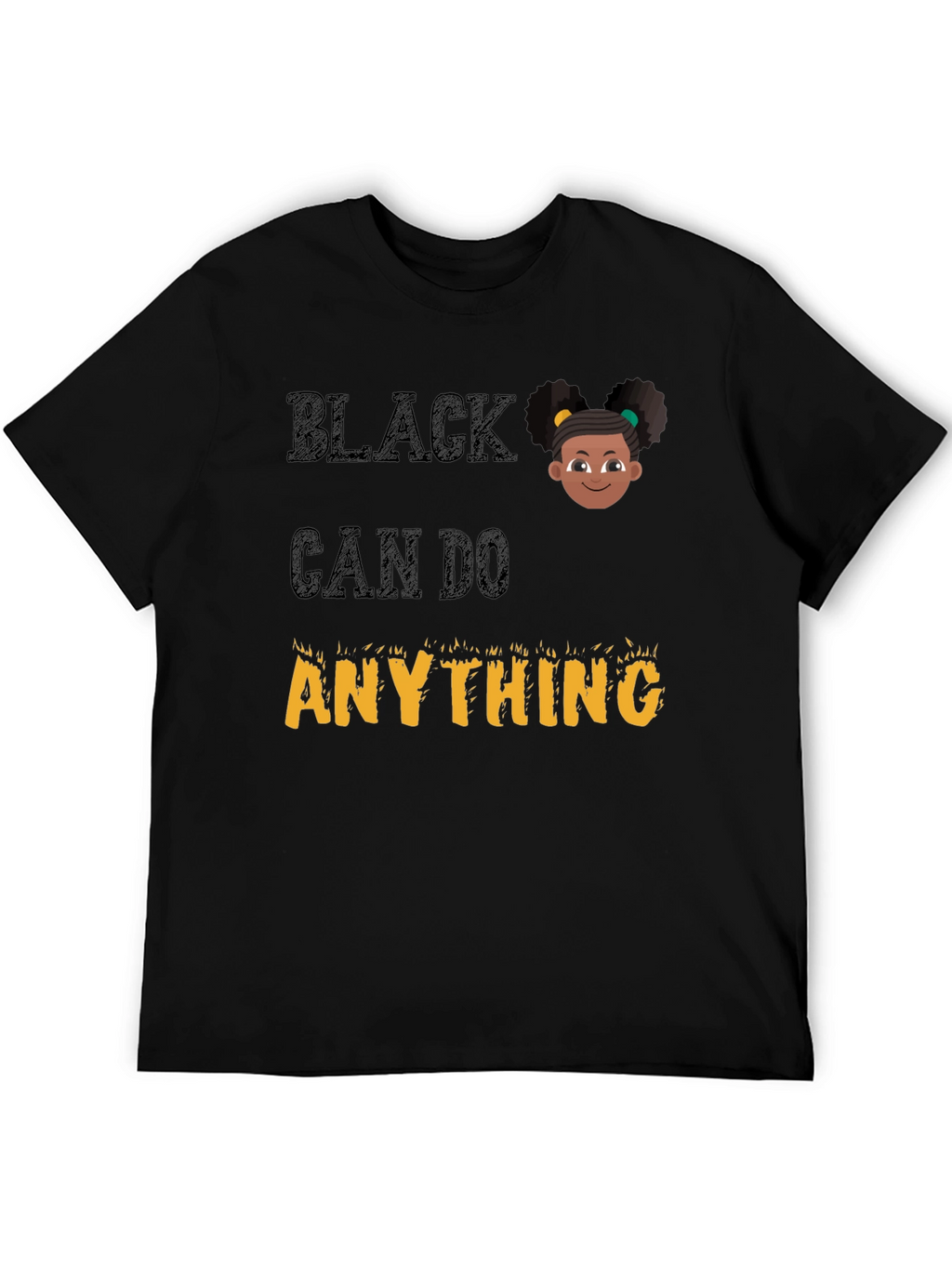 Black Can Do Anything Graphic Tee